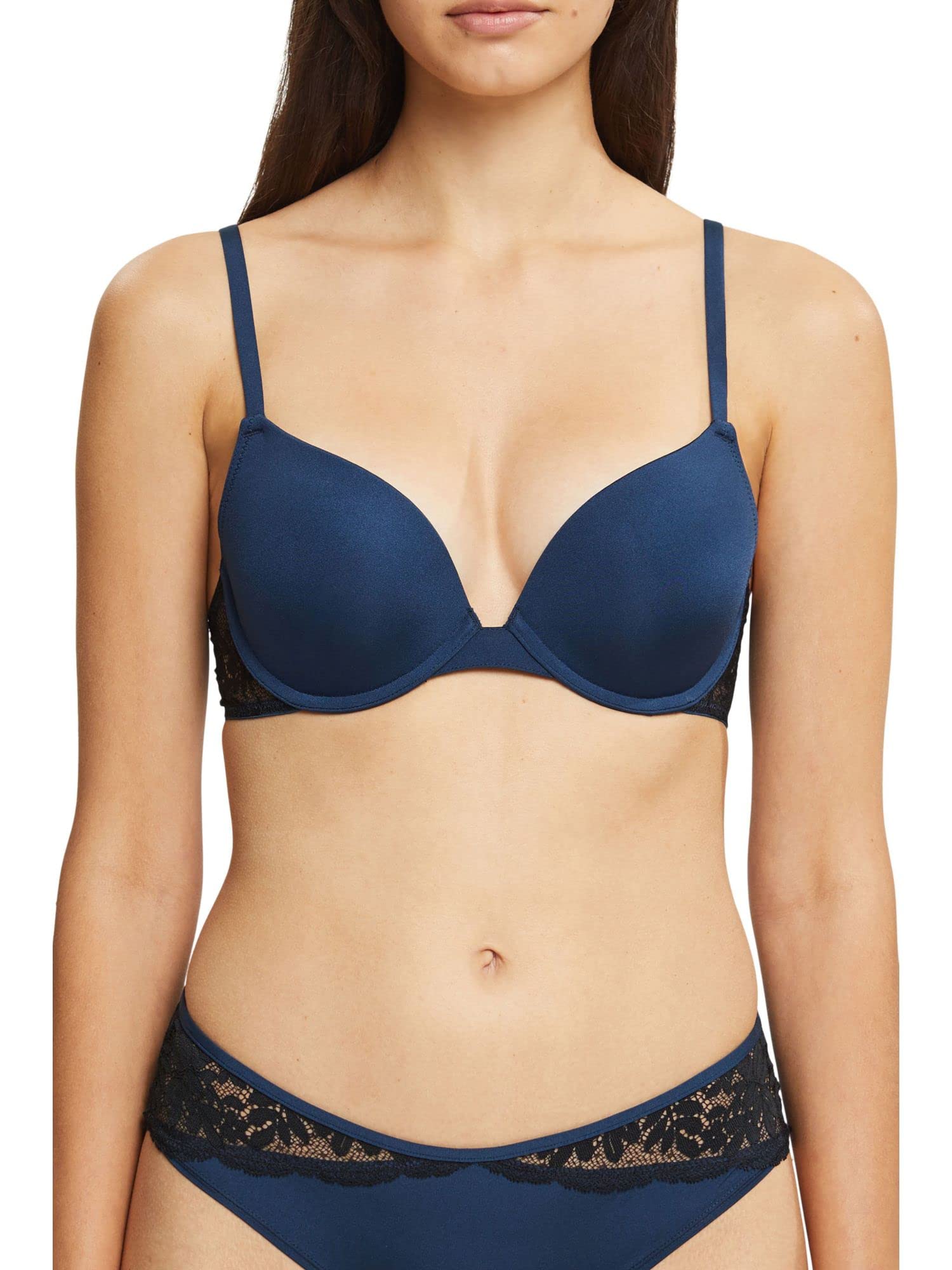 esprit-micro-lace-mix-rcs-push-up-bh-sexy-damen-push-up-bra-aus-recycelter-spitz image 2