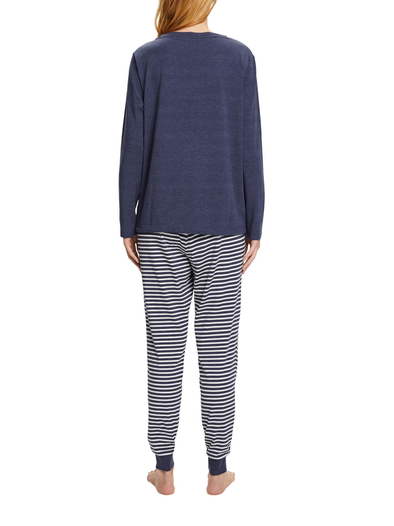 esprit-y-d-stripe-cotton-sus-single-damen-pyjamaunterteil-blickdichter-pyjama-sc image 2