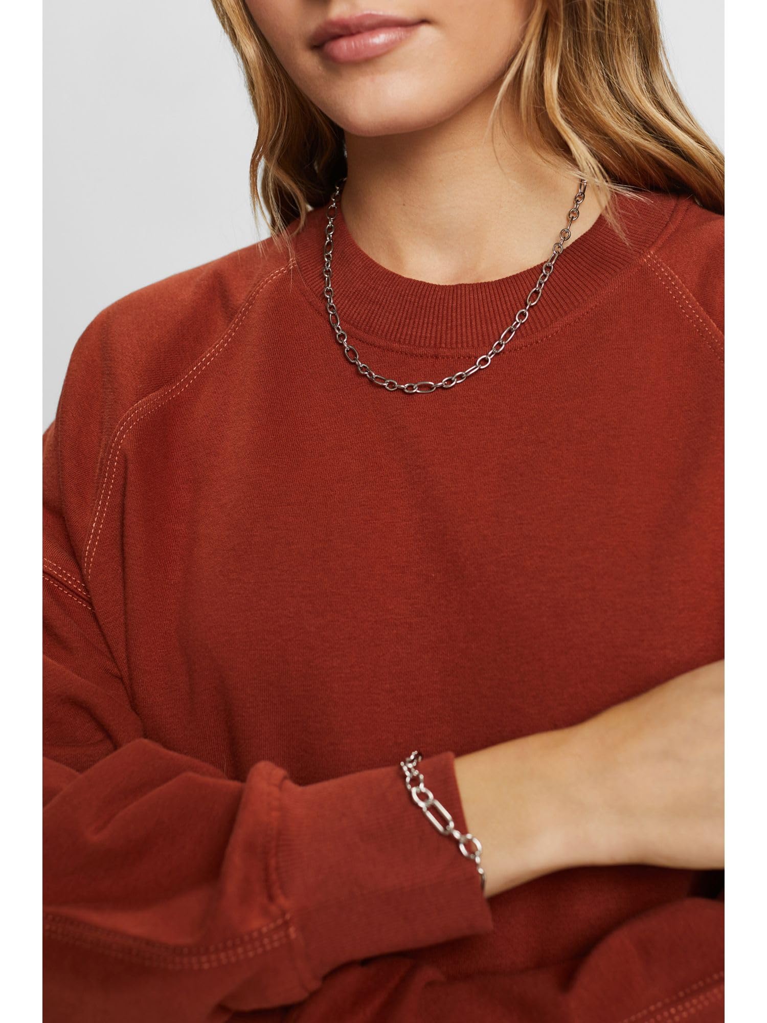 esprit-083ee1j302-damen-sweatshirt-bequemer-baumwollmix-alltagstauglich image 4