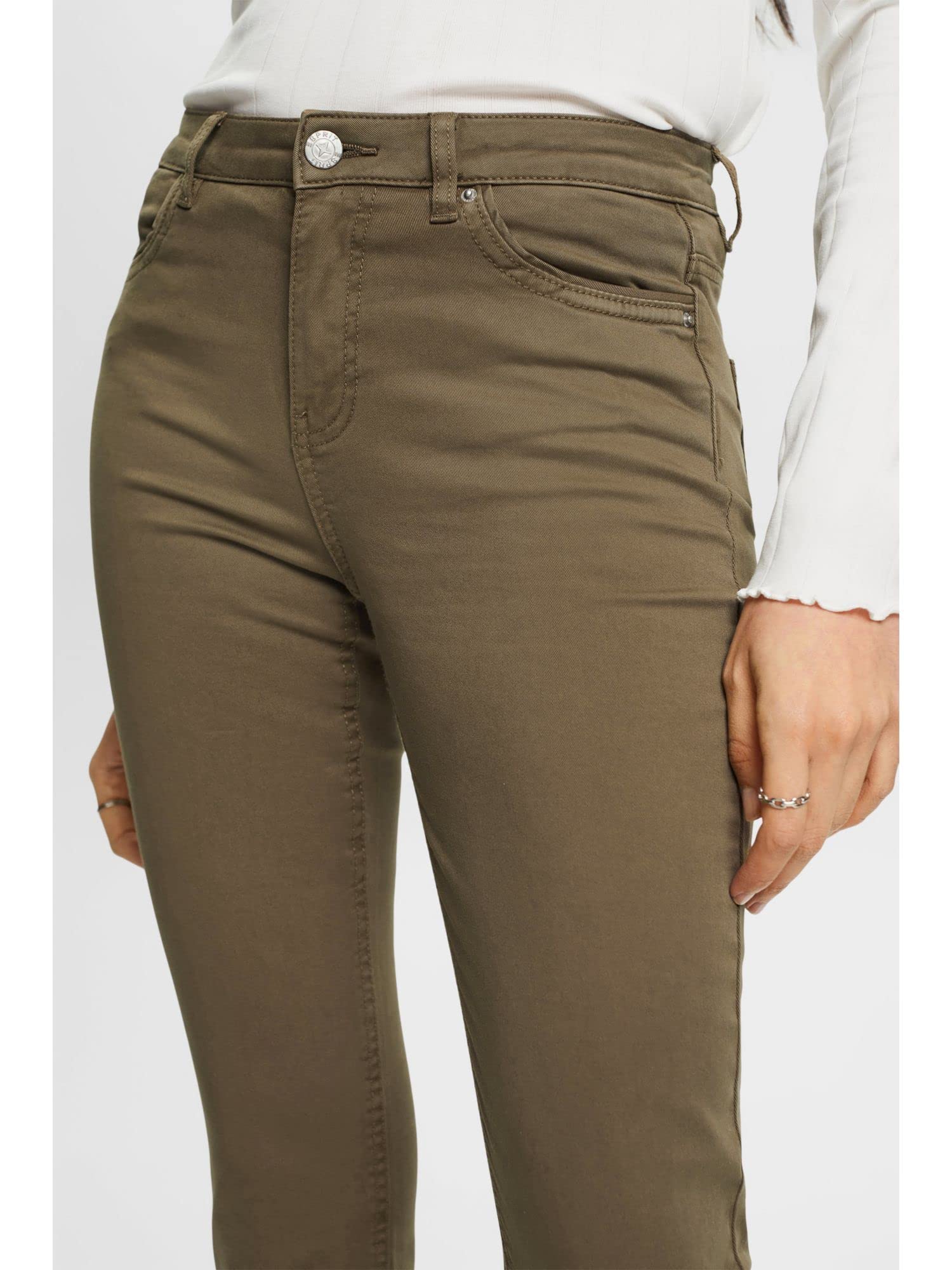 esprit-993cc1b310-damen-hose-in-khaki-green-350-elegante-stoffhose-gr-e-34-26 image 4