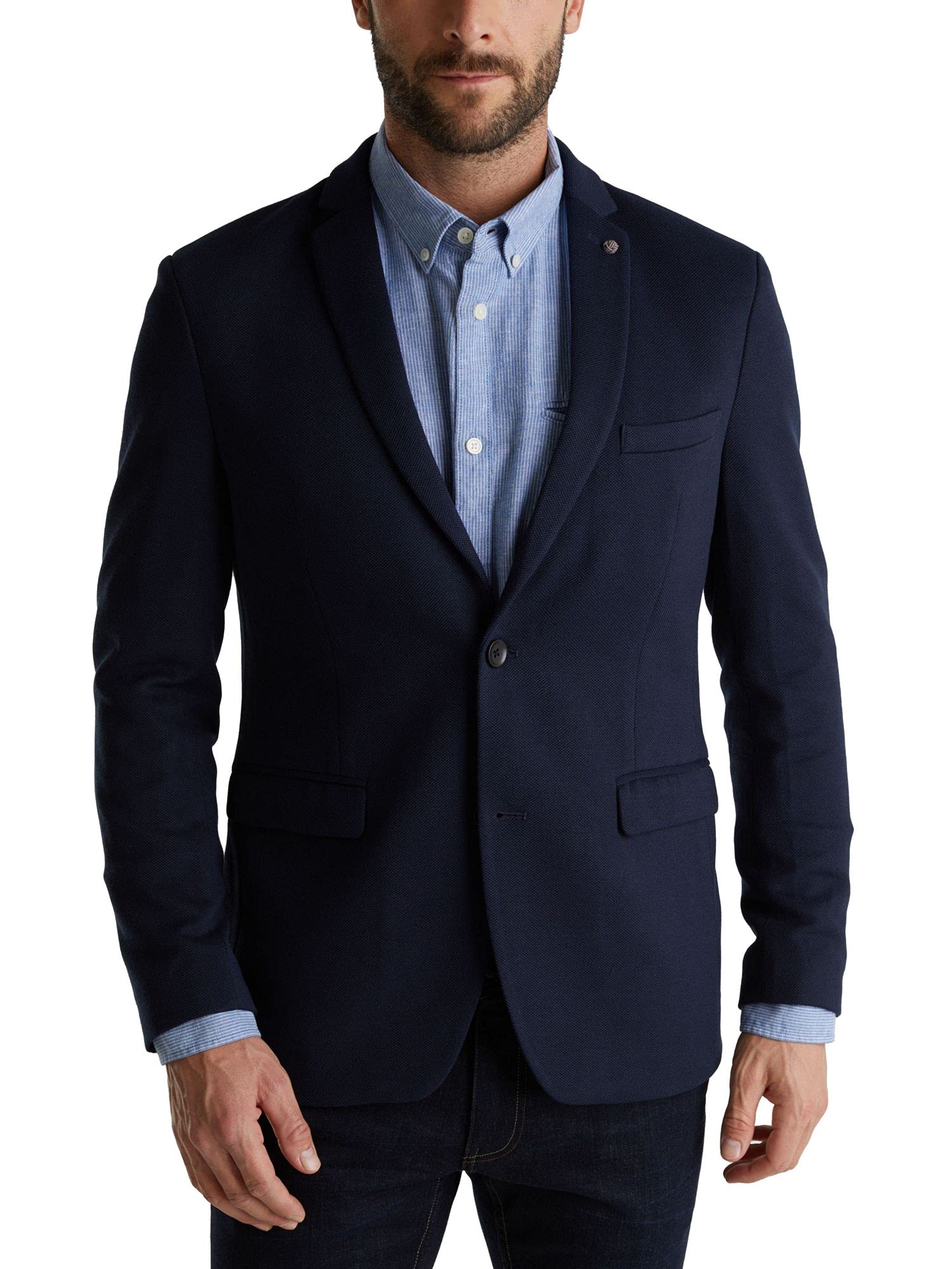 esprit-herren-blazer-990ee2g301-dark-grey-klassischer-herrenblazer-in-dunkelgrau image 1
