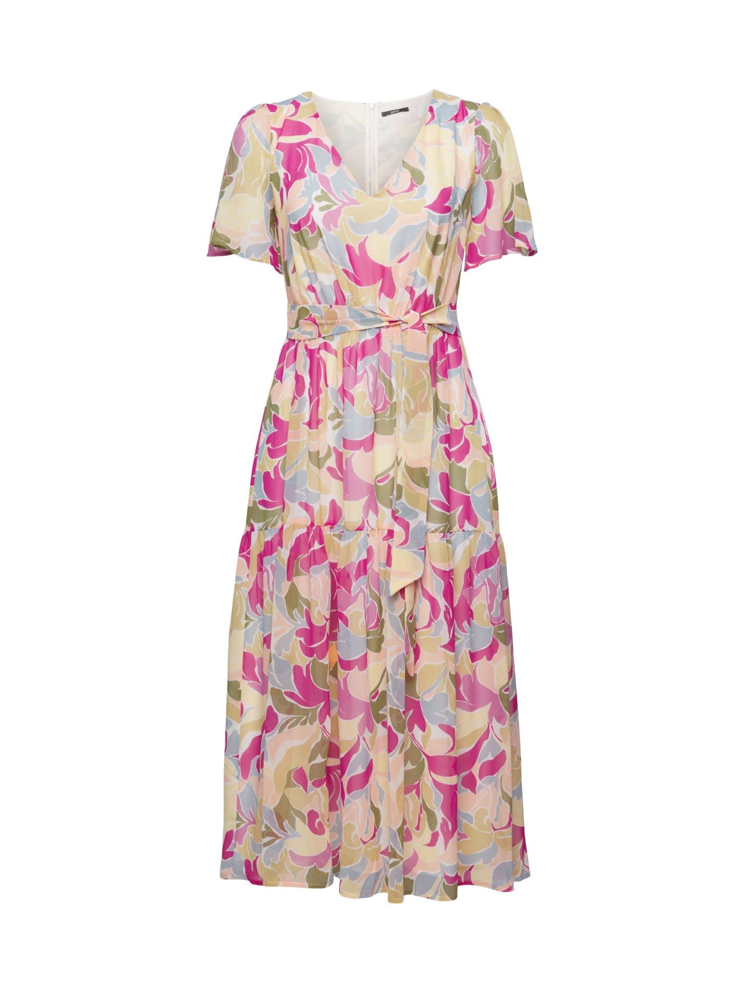 esprit-043eo1e341-damen-kleid-weiches-alltags-und-freizeitkleid-mit-entspannter- image 3