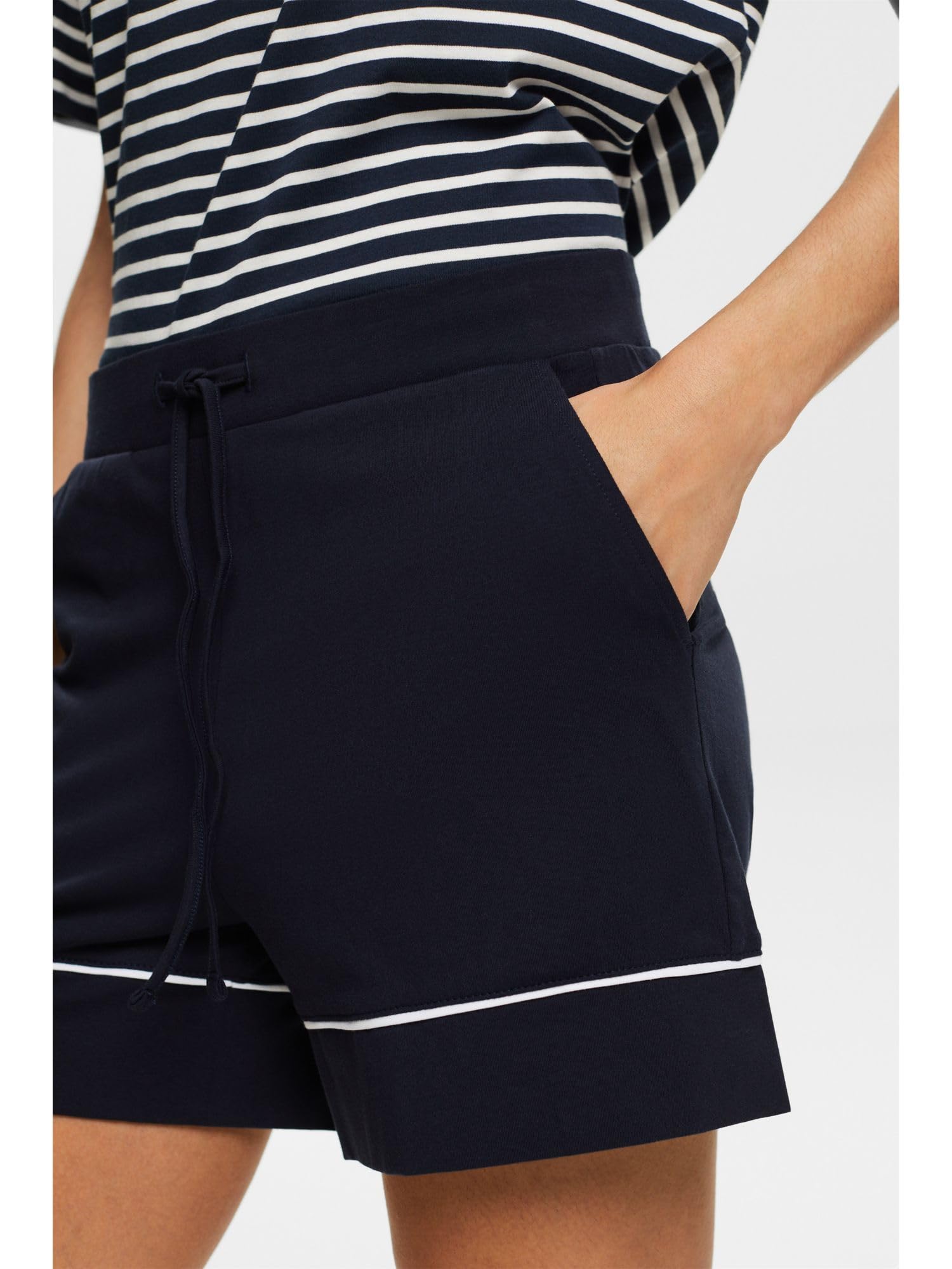 esprit-damen-beautiful-basics-sus-s-shorts-s-pyjamaunterteil-bequeme-schlafshort image 4