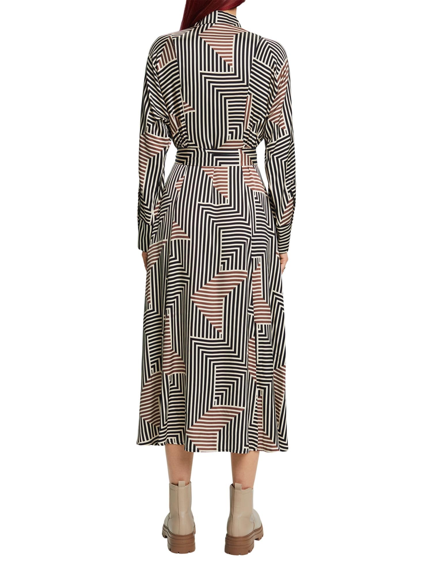 esprit-damen-kleid-103ee1e330-kleid-mit-flie-ender-passform image 2