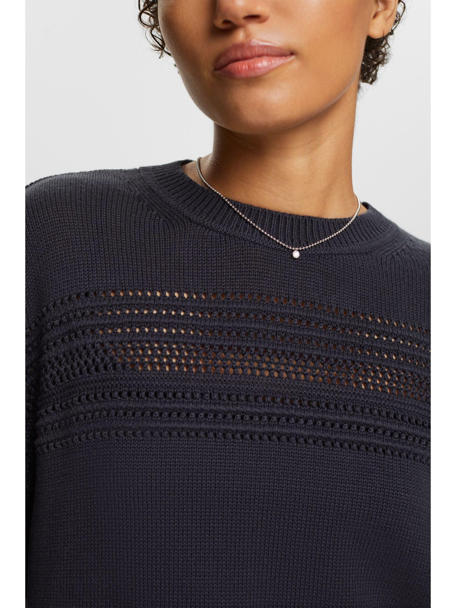 esprit-034ee1i306-damen-pullover-1er-pack-l-ssiger-strickpullover-mit-lockerer-p image 4