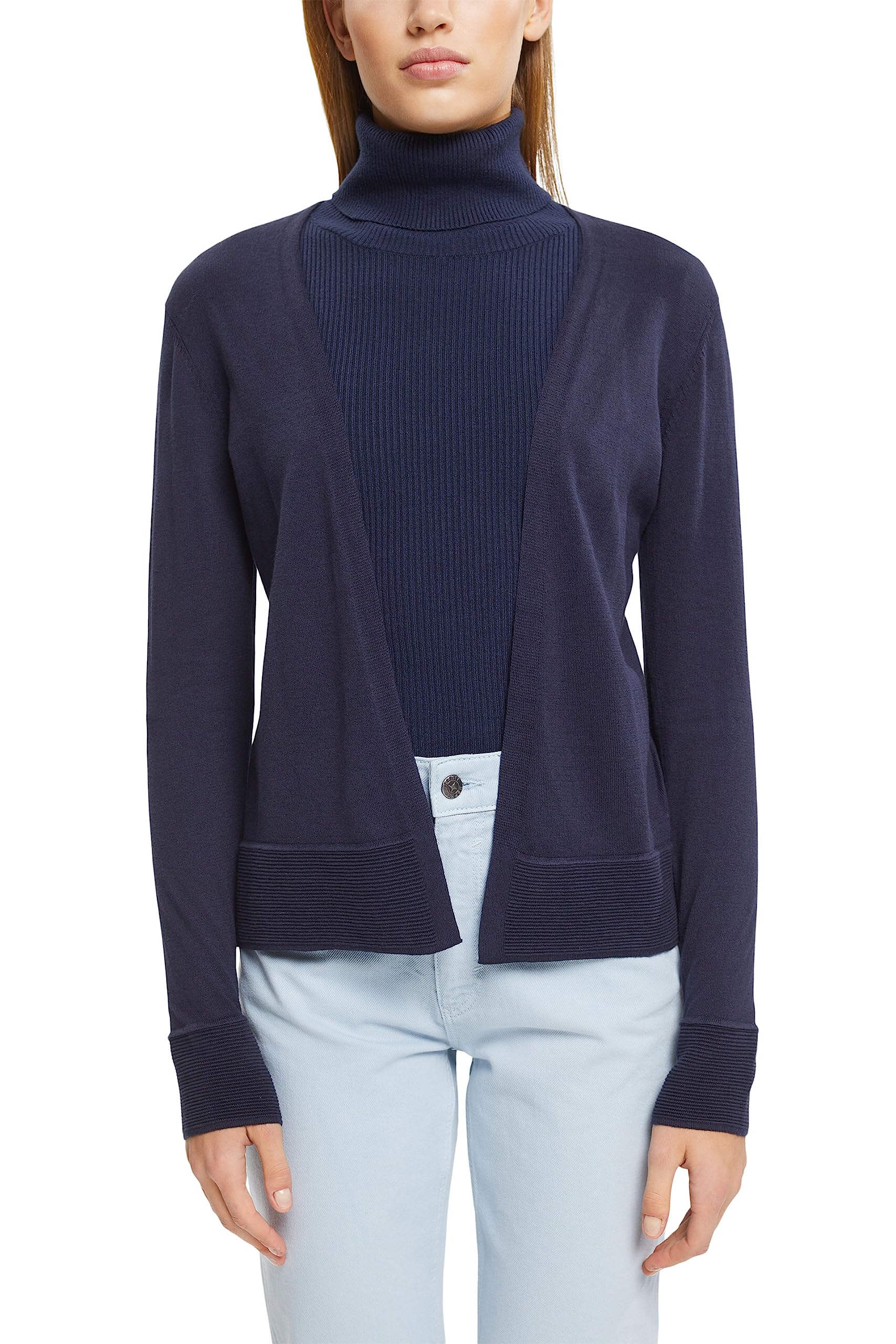 esprit-open-knitted-cardigan-strickjacke-f-r-damen-offener-strick-cardigan-aus-w image 6