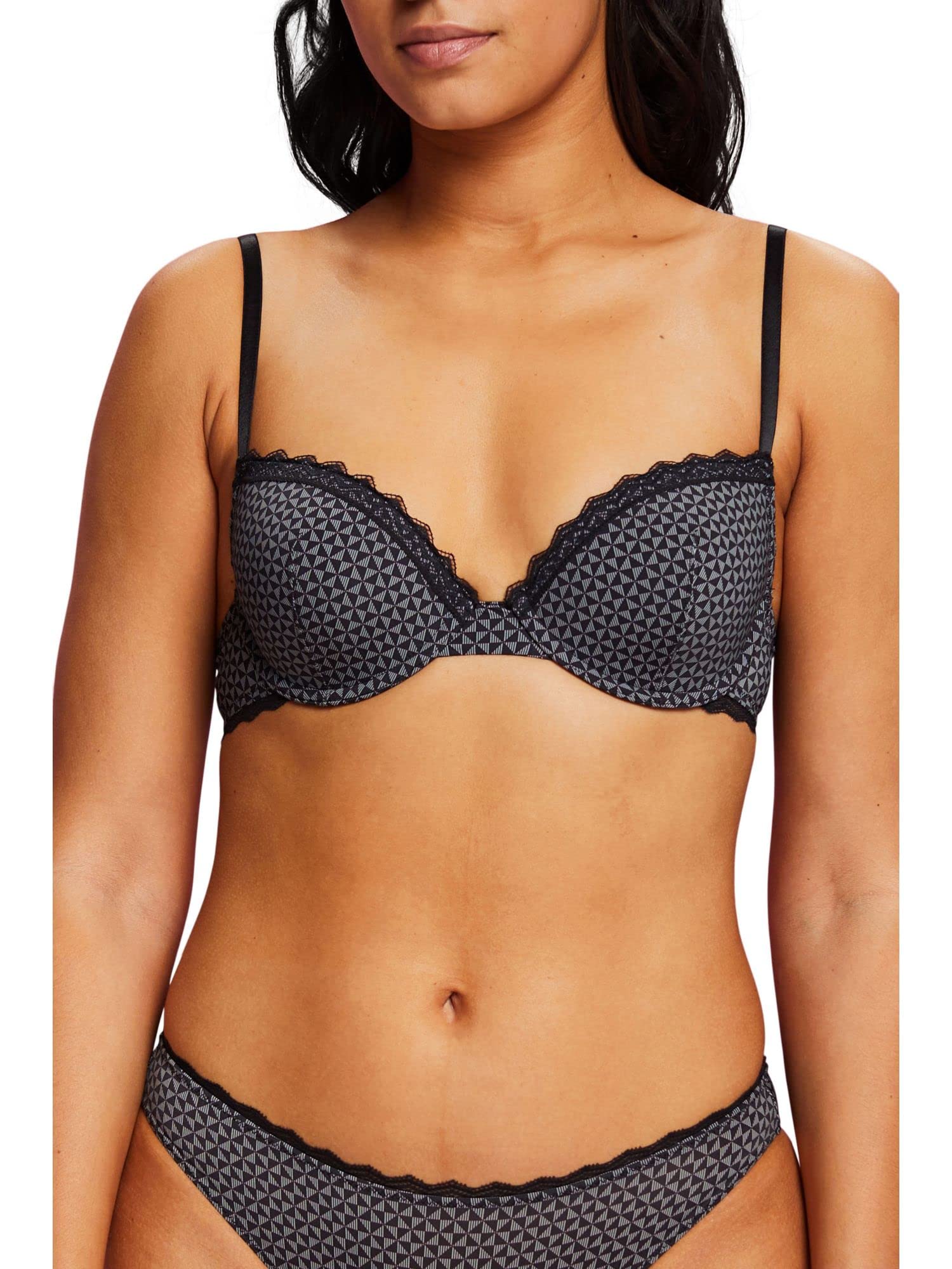 esprit-damen-feminine-micro-print-par-classic-padded-bh-gepolsterte-bh-mit-dezen image 5