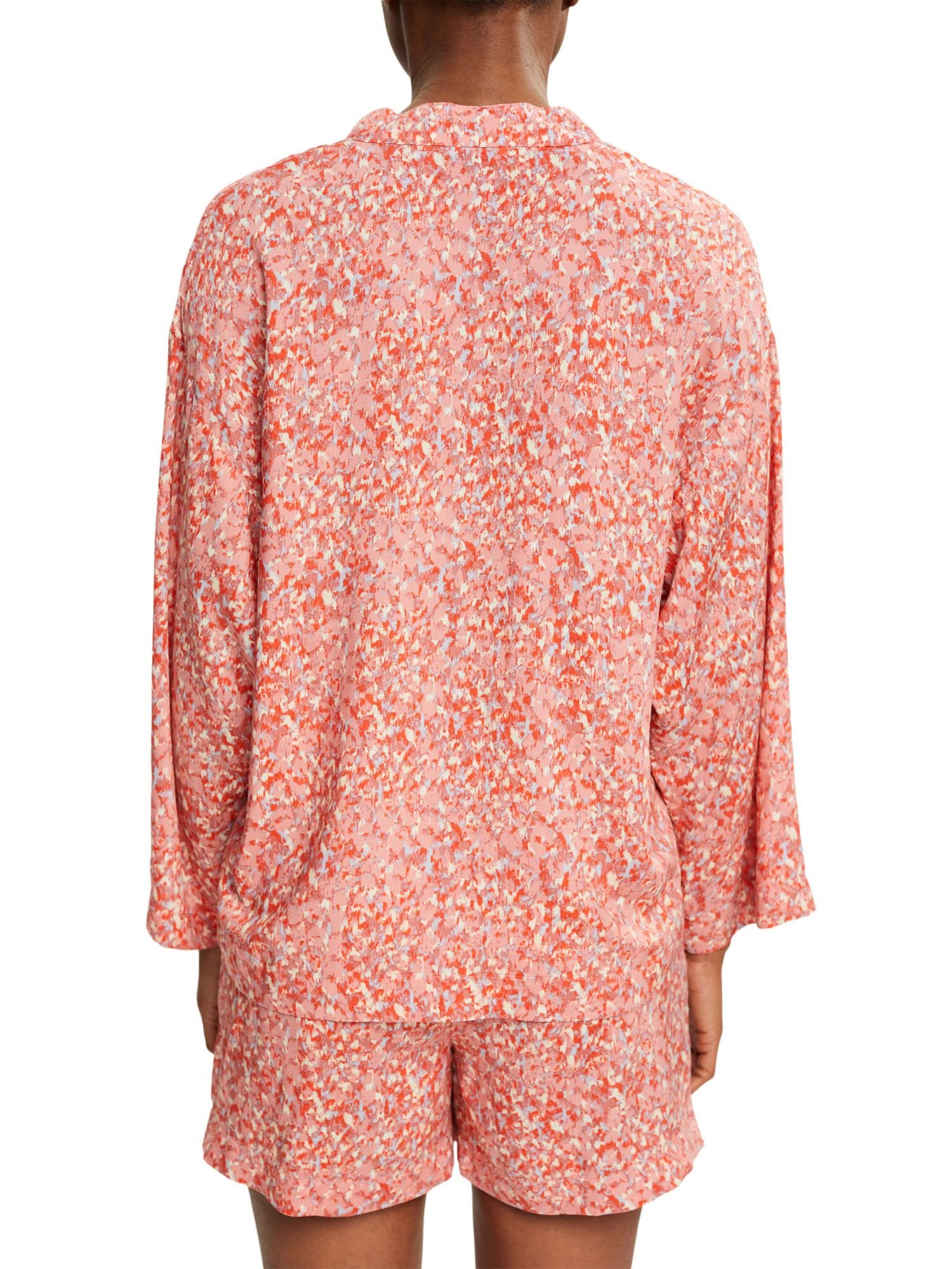 esprit-printed-woven-damen-pyjamaset-zweiteiliger-schlafanzug-mit-print-und-kurz image 3