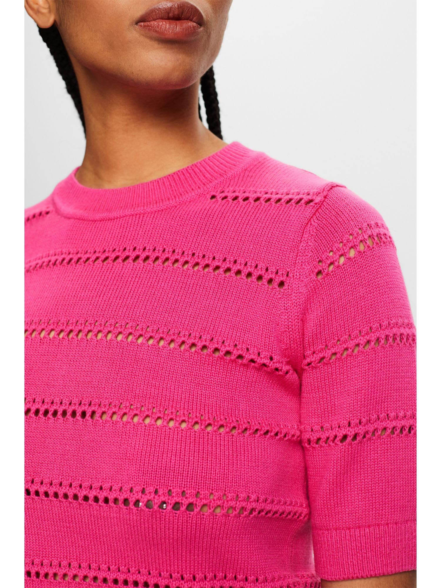 esprit-044ee1i319-damen-pullover-1er-pack-weicher-strickpullover-mit-normaler-pa image 4