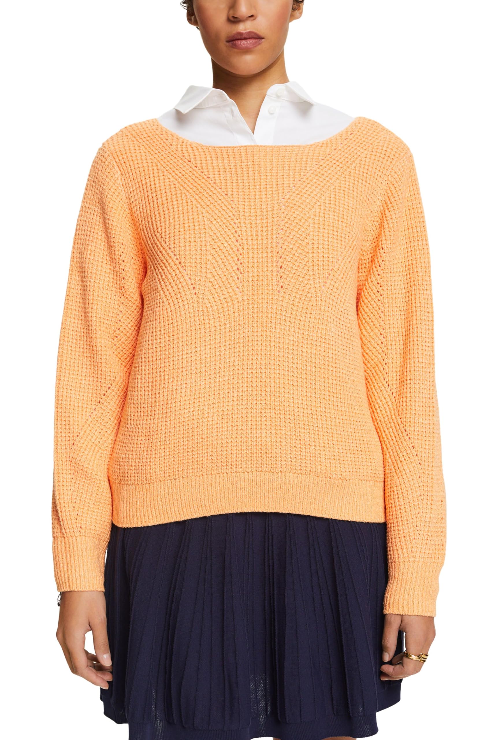 esprit-024ee1i343-damen-pullover-weicher-strickpullover-mit-lockerer-passform image 7