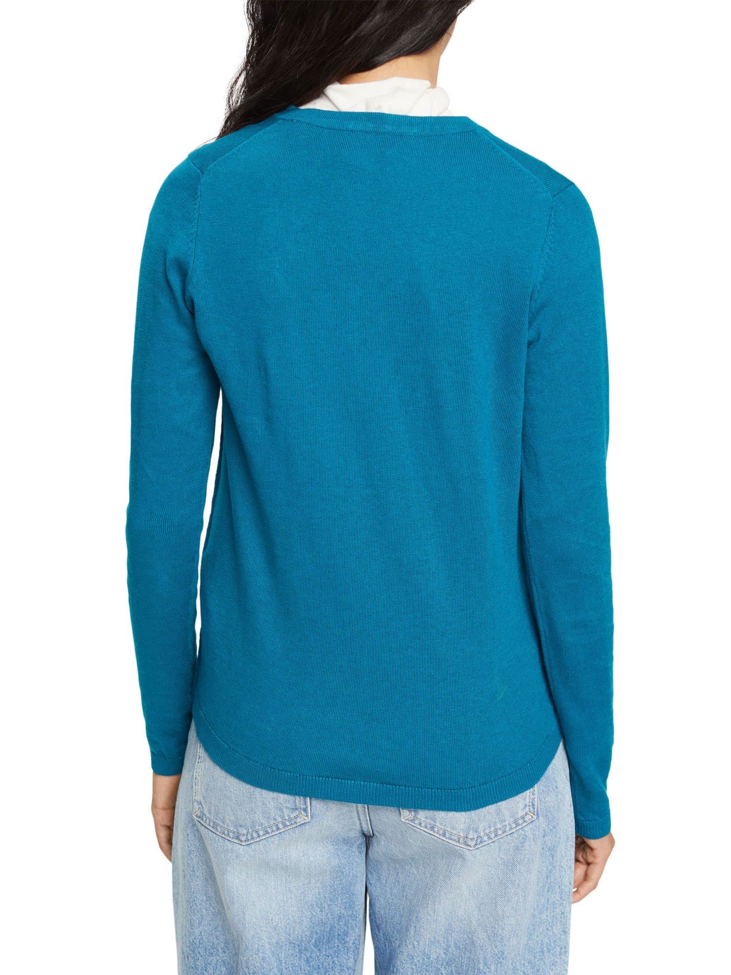 esprit-damen-v-neck-strick-pullover-strickpullover-mit-klassischem-v-ausschnitt image 2