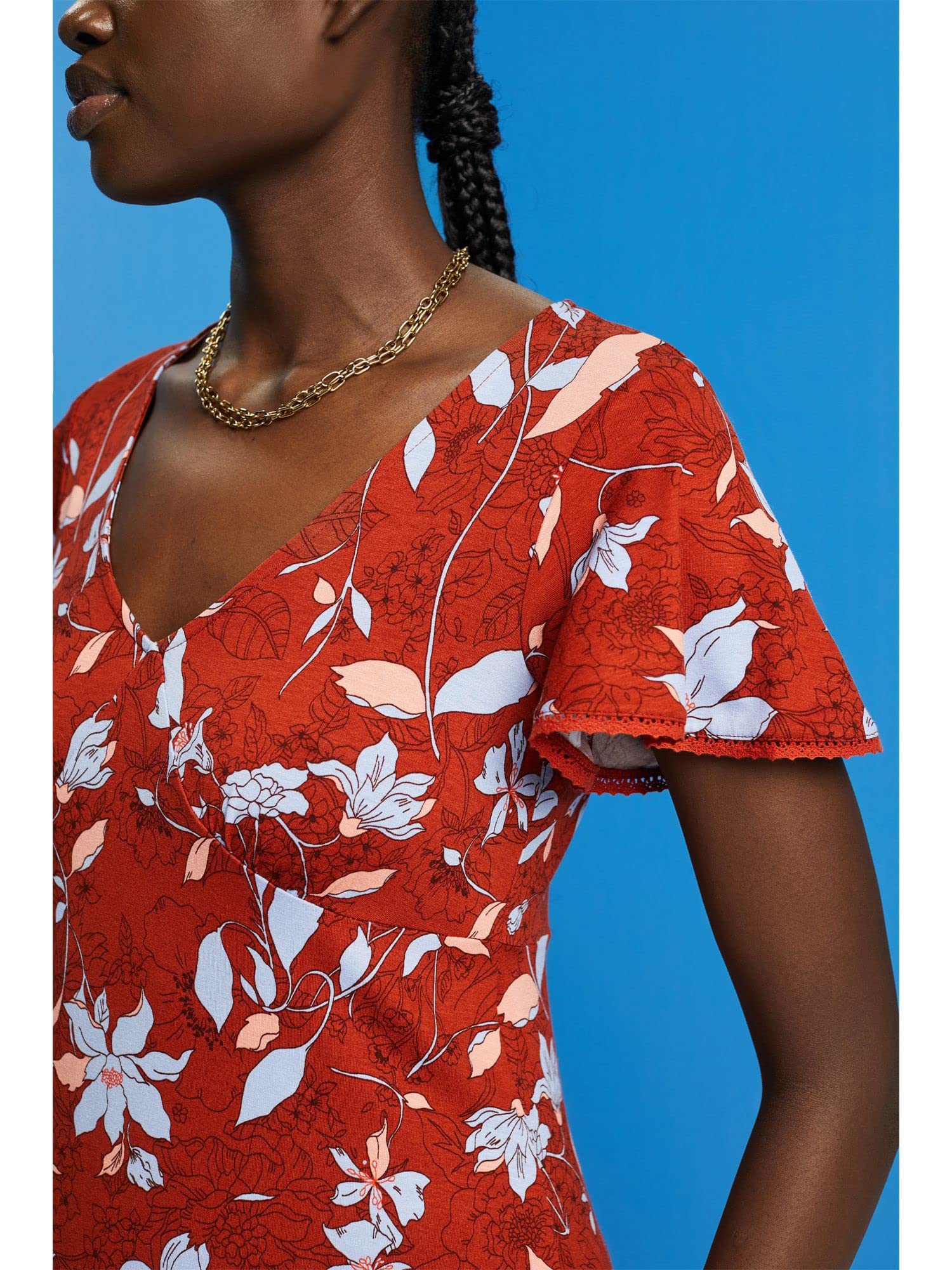 esprit-043ee1e323-damen-kleid-schmeichelhaftes-esprit-kleid-mit-regul-rer-passfo image 3