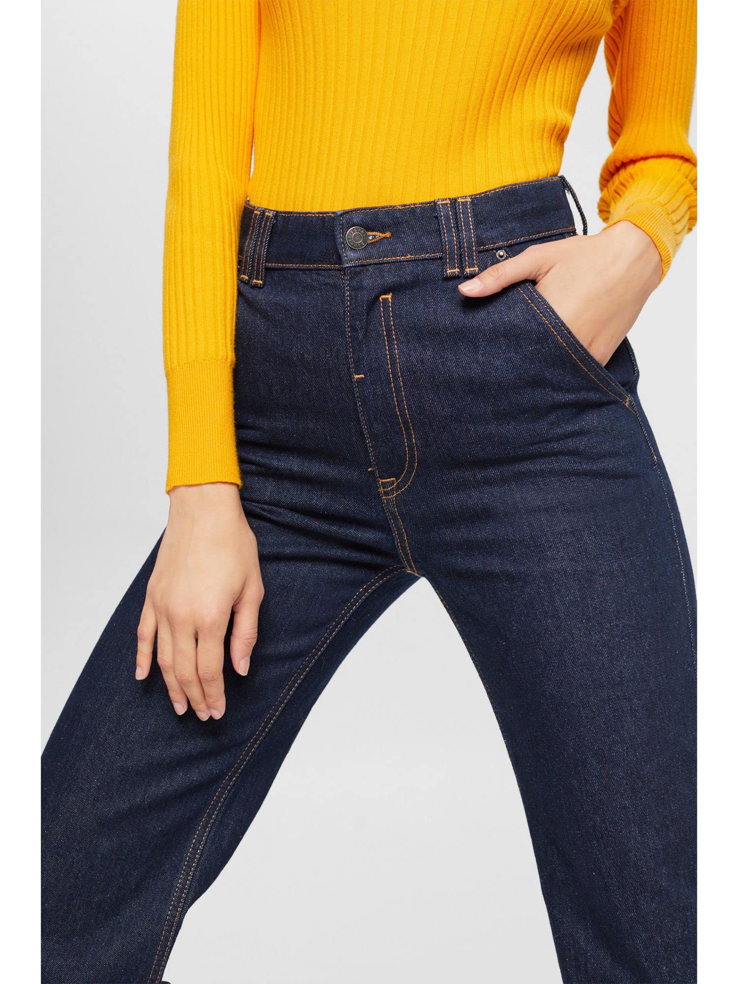esprit-damen-jeans-082ee1b313-klassische-5-pocket-jeans-mit-formstabilem-denim image 5