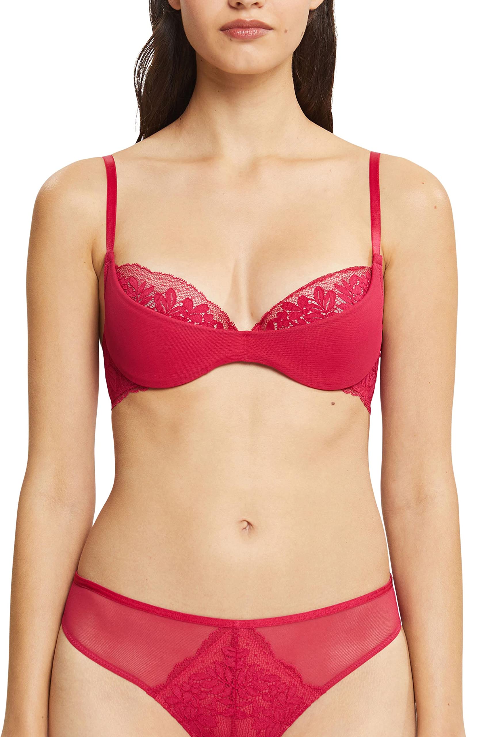 esprit-seasonal-lace-rcs-half-padded-bra-gepolsterter-damen-bh-aus-recycelter-sp image 5