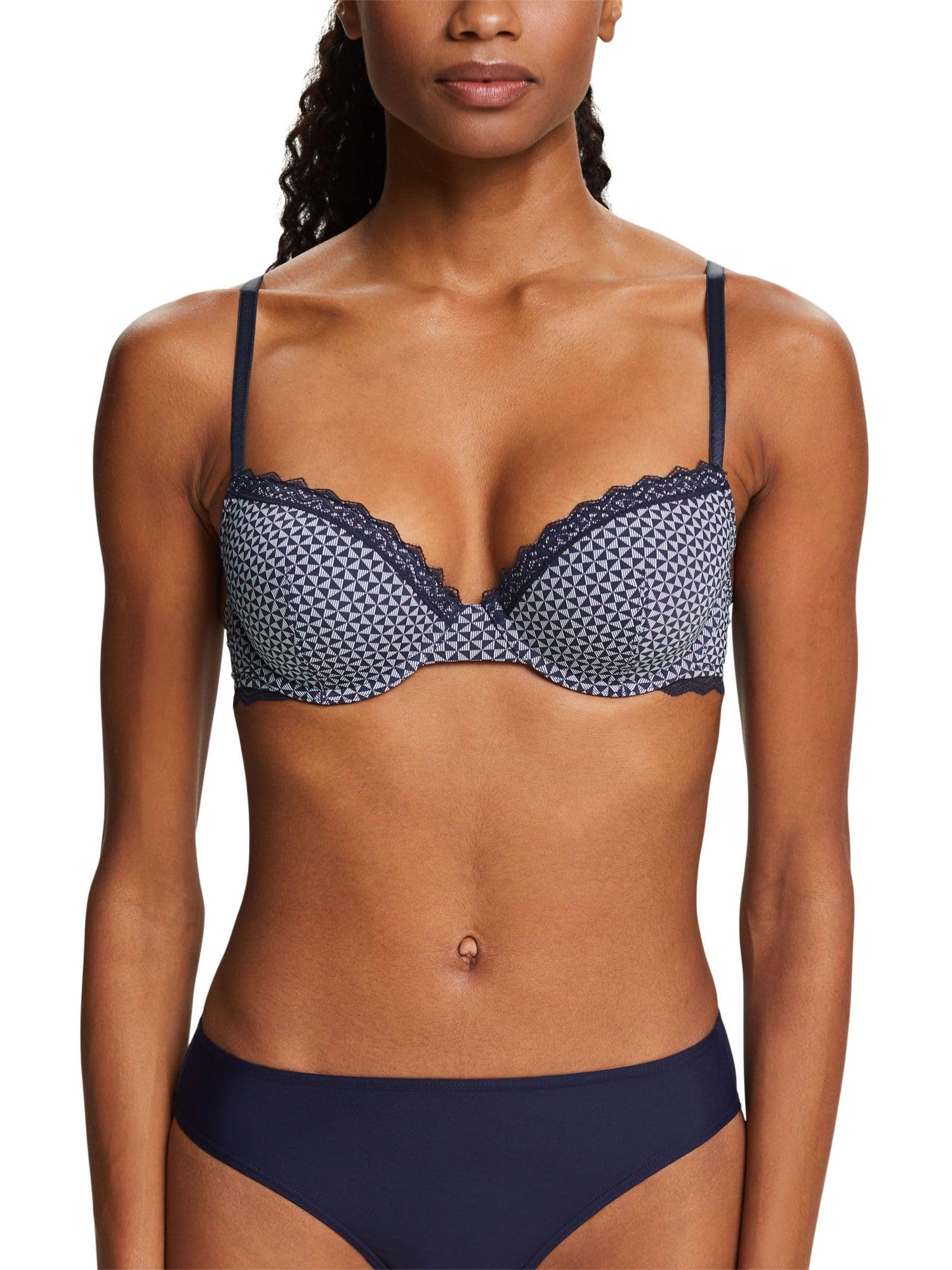 esprit-damen-feminine-micro-print-par-classic-padded-bh-gepolsterte-bh-mit-dezen image 1
