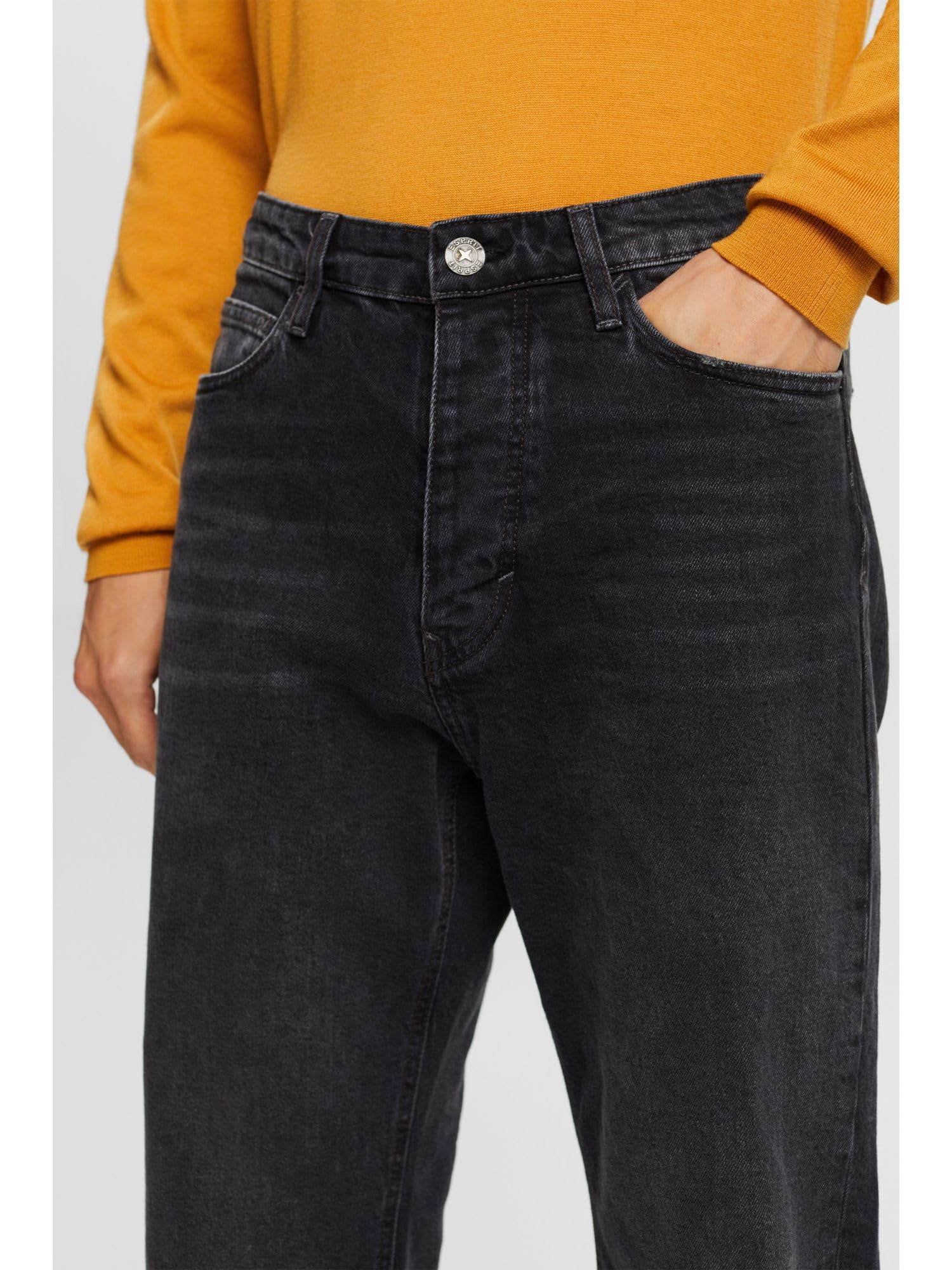 esprit-herren-jeans-990ee2b311-klassische-5-pocket-jeans-aus-baumwoll-denim image 4