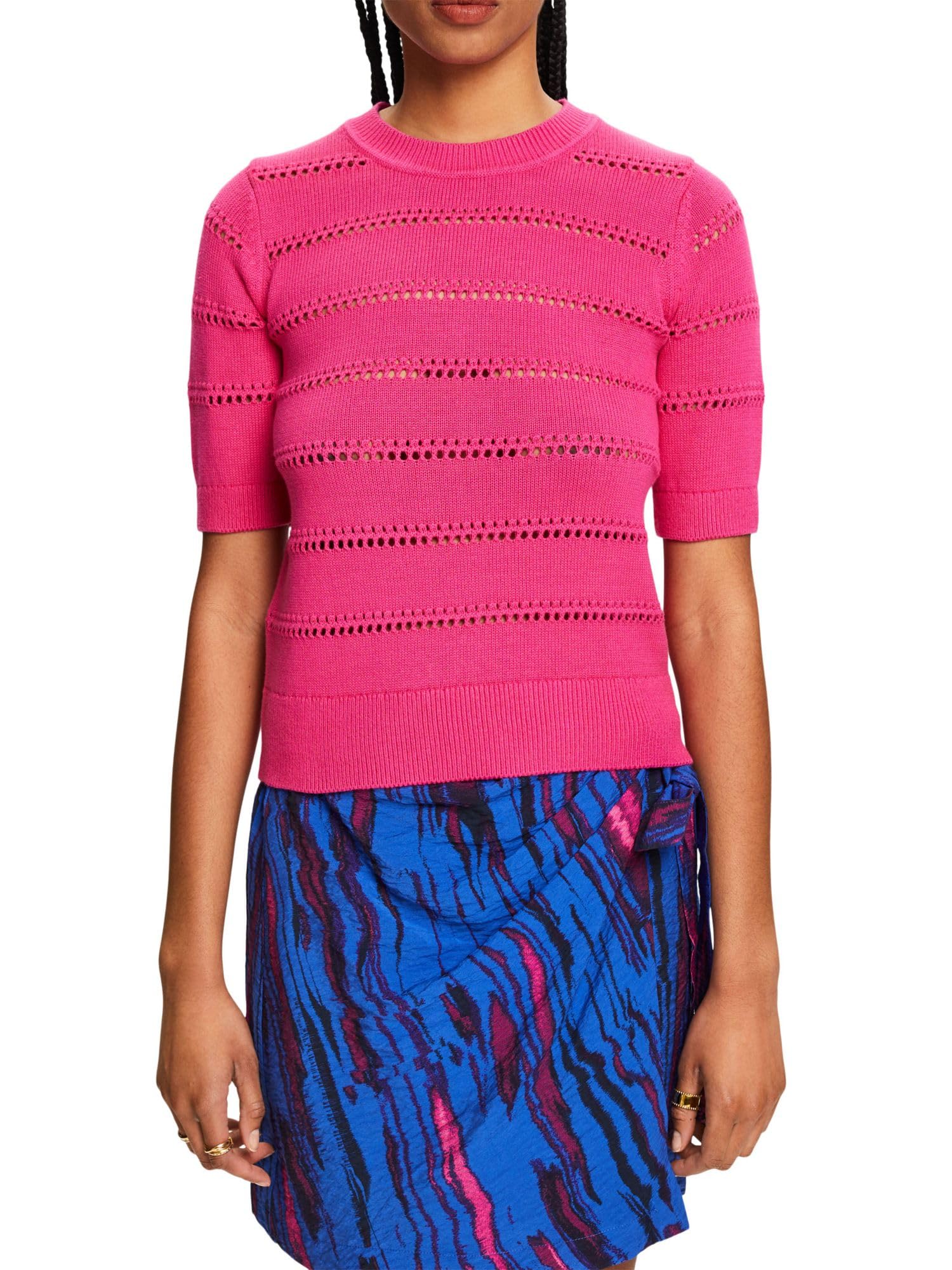 esprit-044ee1i319-damen-pullover-1er-pack-weicher-strickpullover-mit-normaler-pa image 1