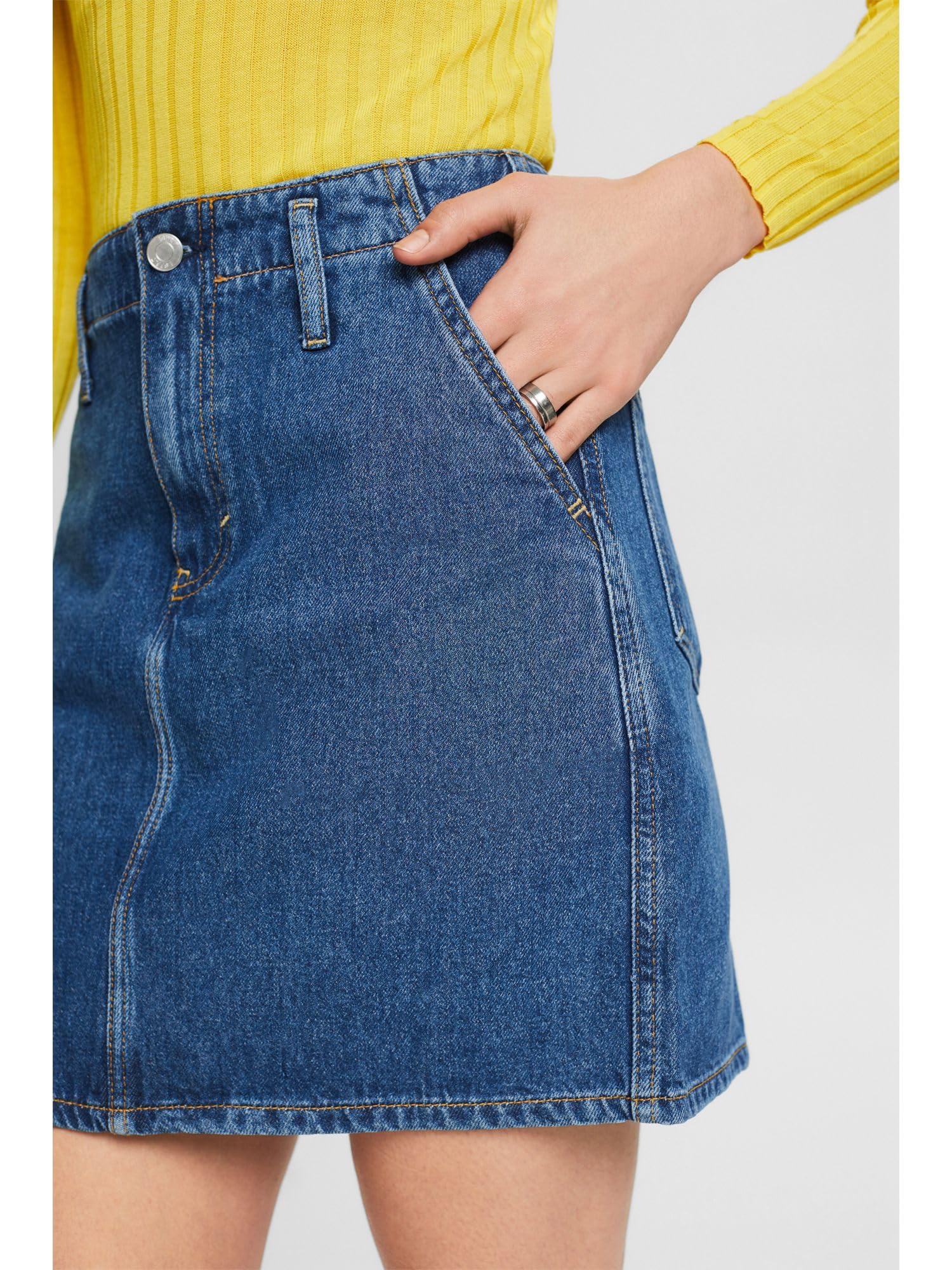 esprit-024ee1d321-damenrock-femininer-damen-rock-mit-tragbarem-alltags-schnitt image 4
