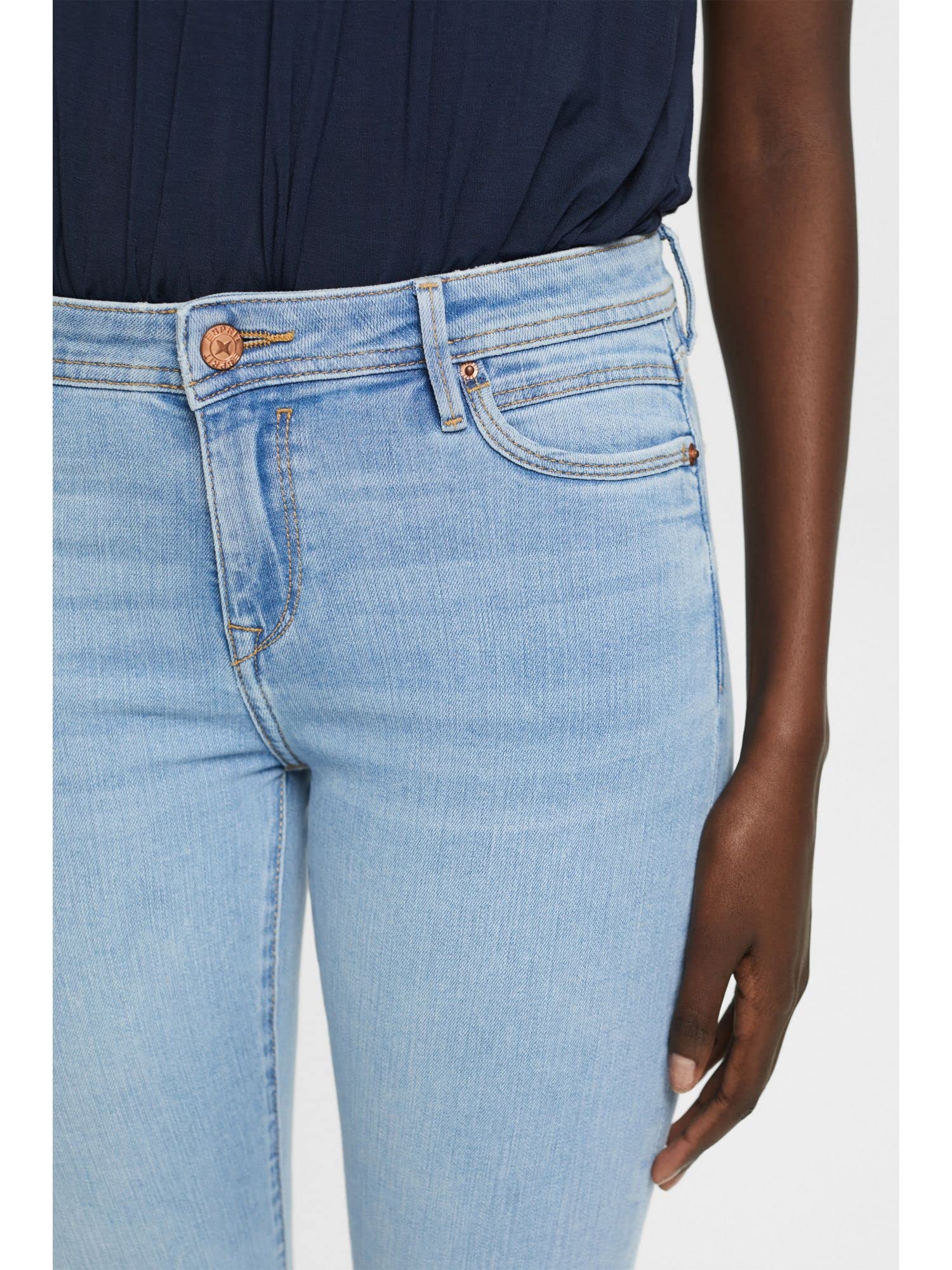 esprit-damen-low-cut-jeans-straight-leg-stretch-jeans-mit-five-pocket-styling image 4