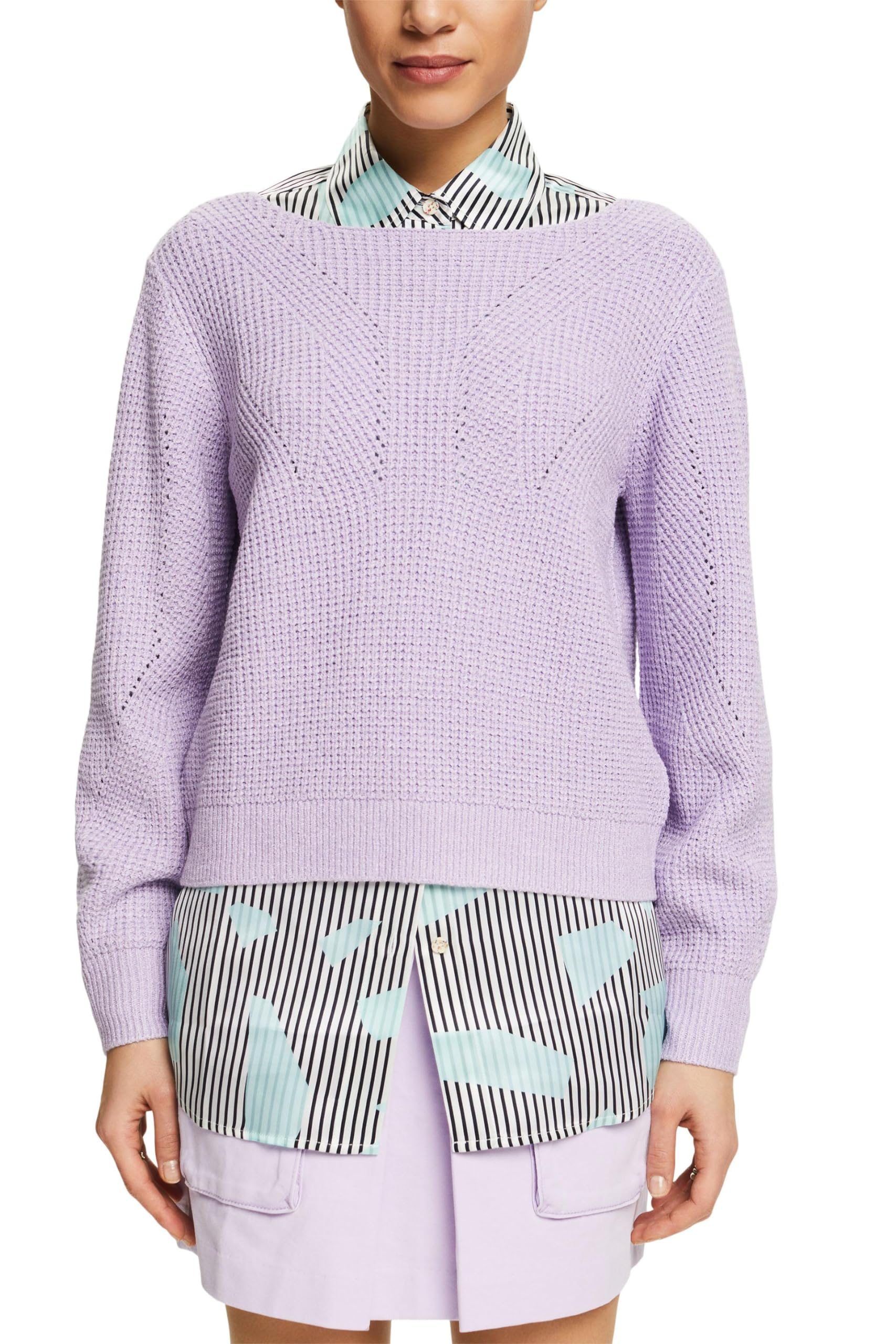 esprit-024ee1i343-damen-pullover-weicher-strickpullover-mit-lockerer-passform image 8