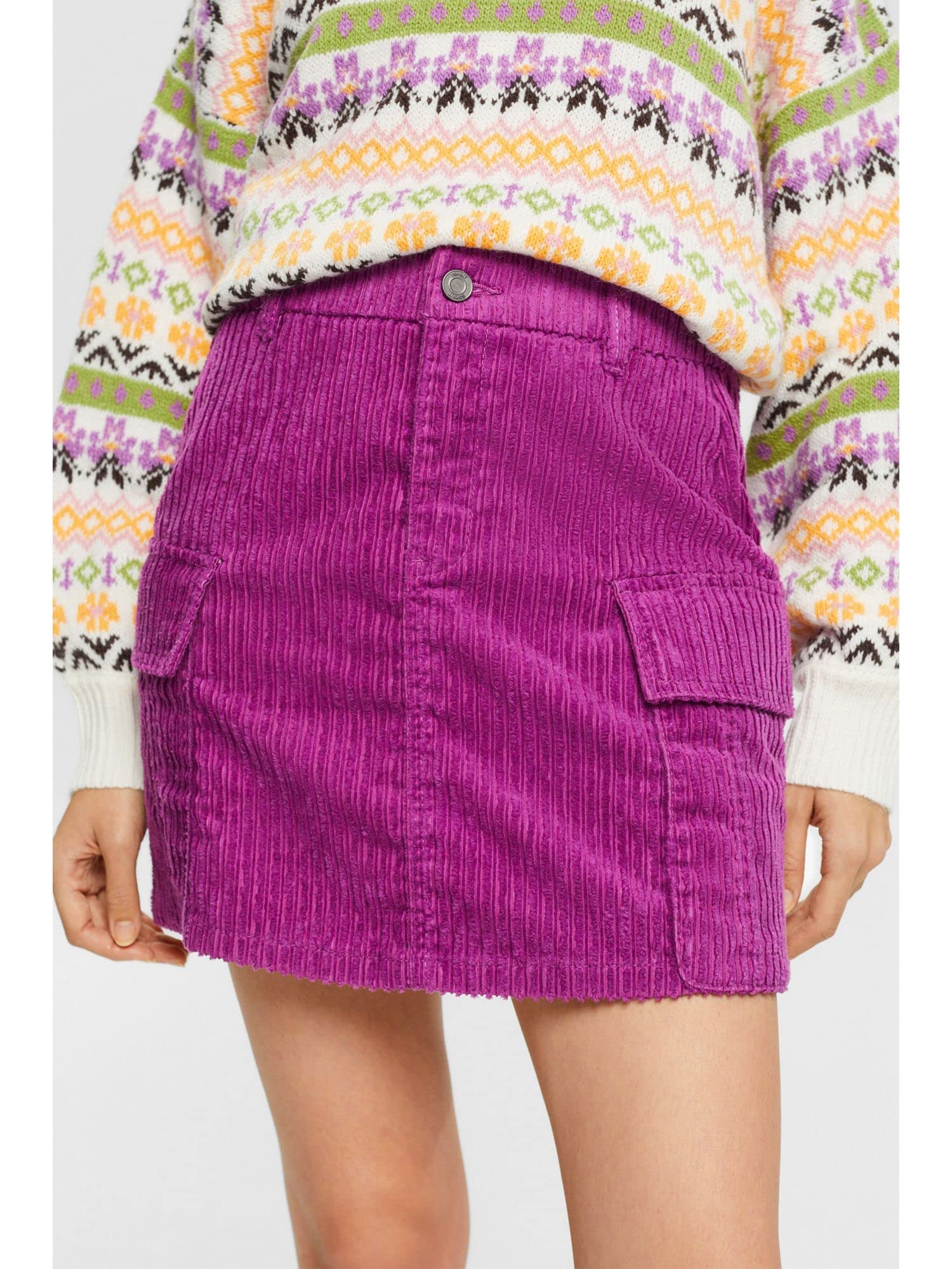 esprit-rock-102cc1d307-damen-rock-in-505-violet-femininer-lila-ton-mit-label-qua image 5