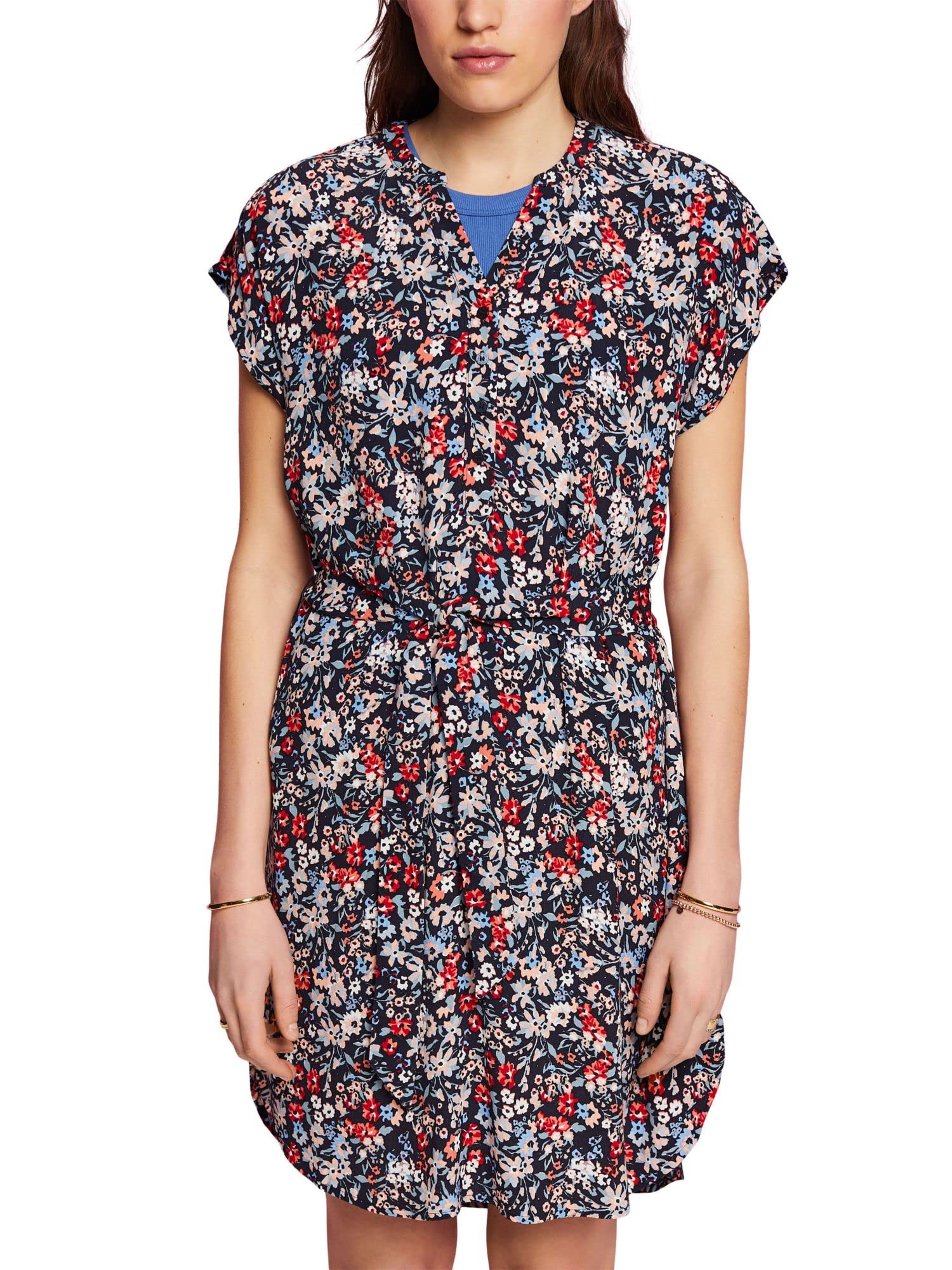 esprit-043ee1e303-damen-kleid-feminines-strandkleid-mit-entspannter-kalifornien- image 1