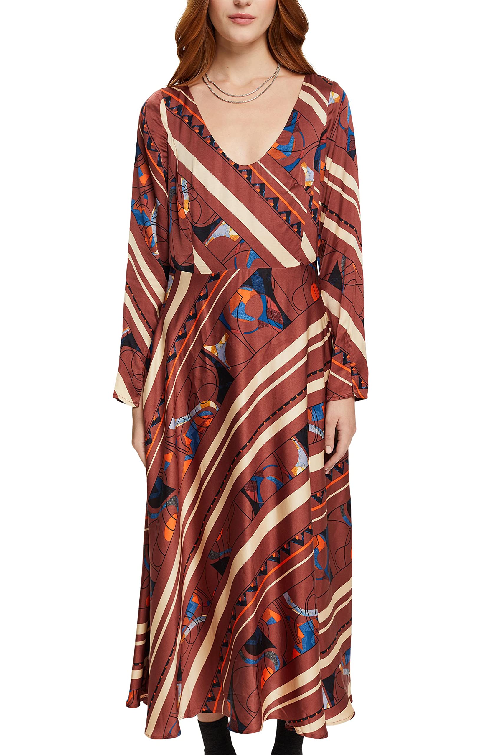 esprit-092eo1e318-damen-kleid-klassisches-markenkleid-mit-femininer-passform image 2