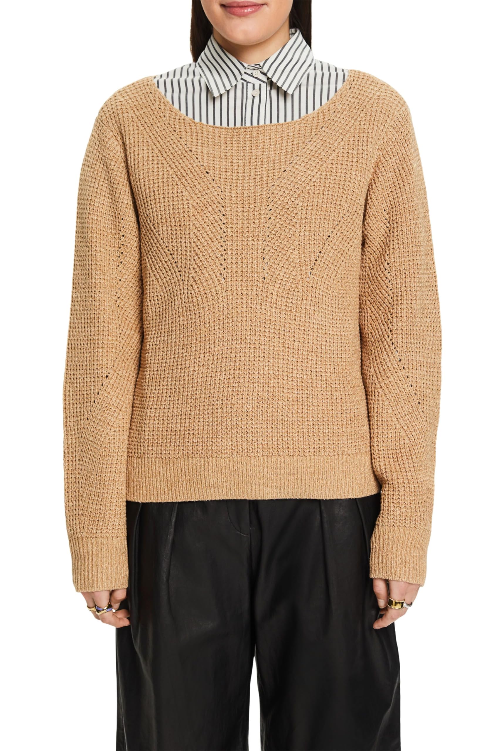 esprit-024ee1i343-damen-pullover-weicher-strickpullover-mit-lockerer-passform image 6