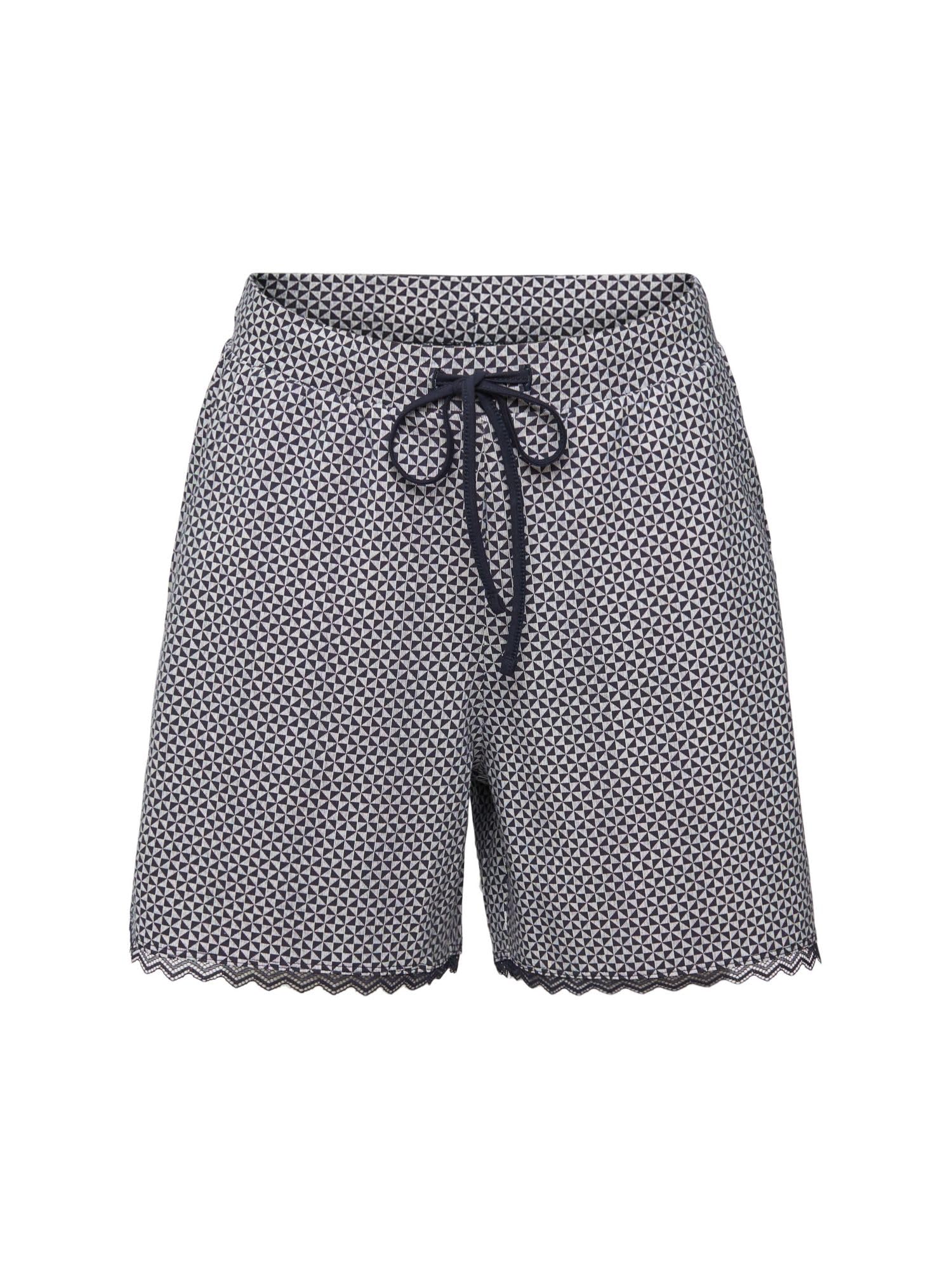 esprit-printed-cotton-lace-damen-pyjama-shorts image 3