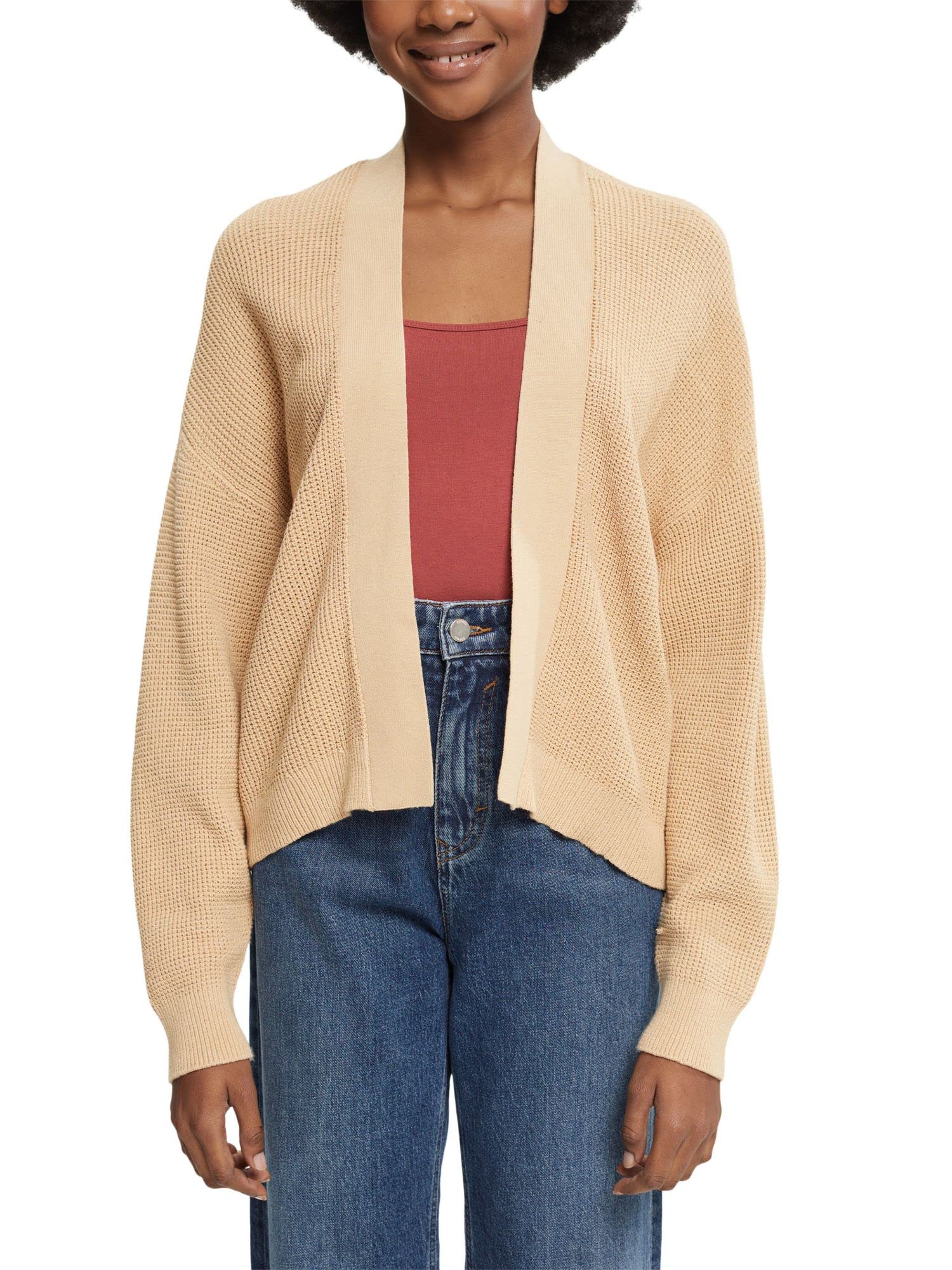 edc-by-esprit-992cc1i307-damen-strickjacke-casual-cardigan-mit-entspannter-allta image 1