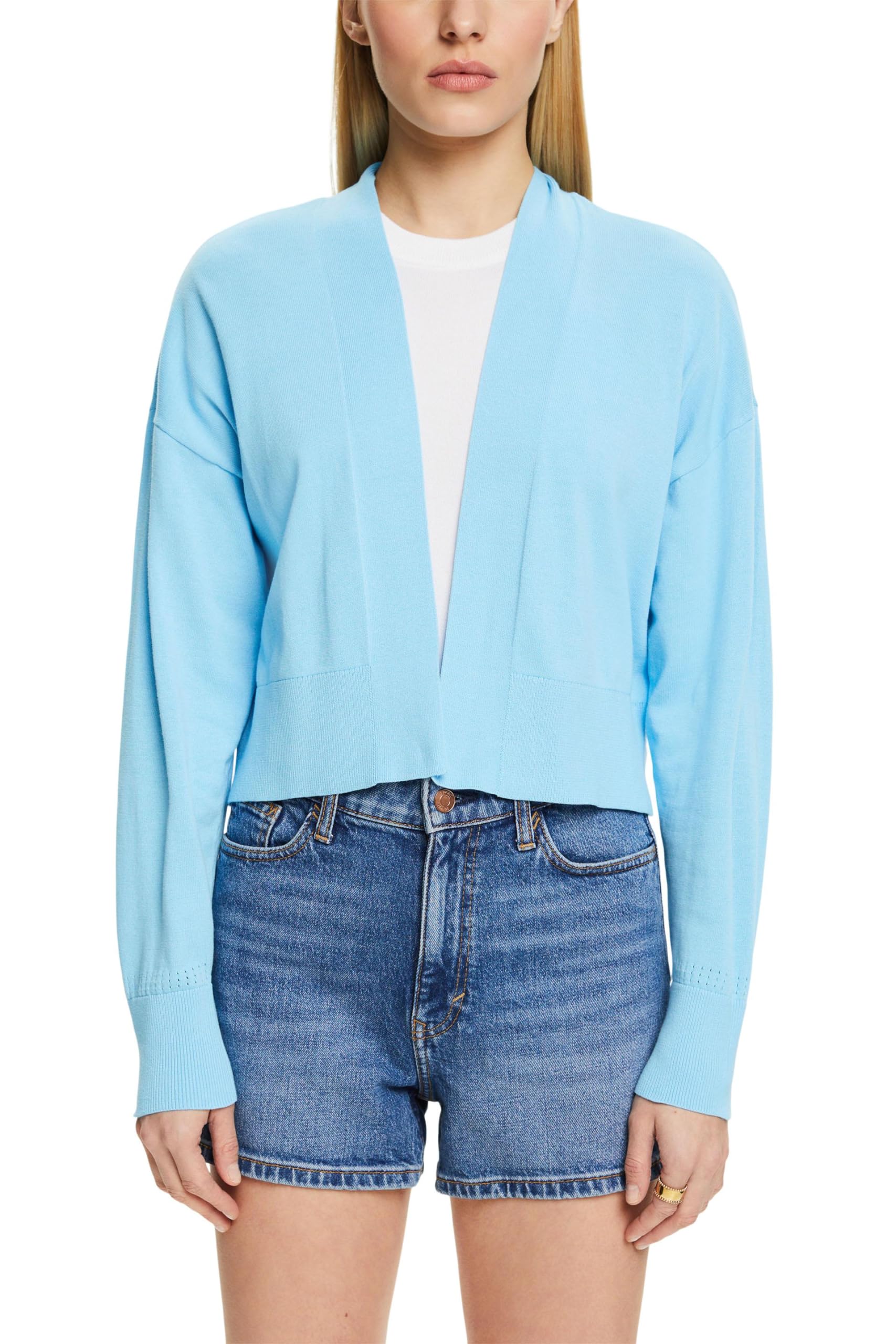 esprit-044ee1i316-damen-strickjacke-1er-pack-weiche-strickqualit-t-normal-ausfal image 1