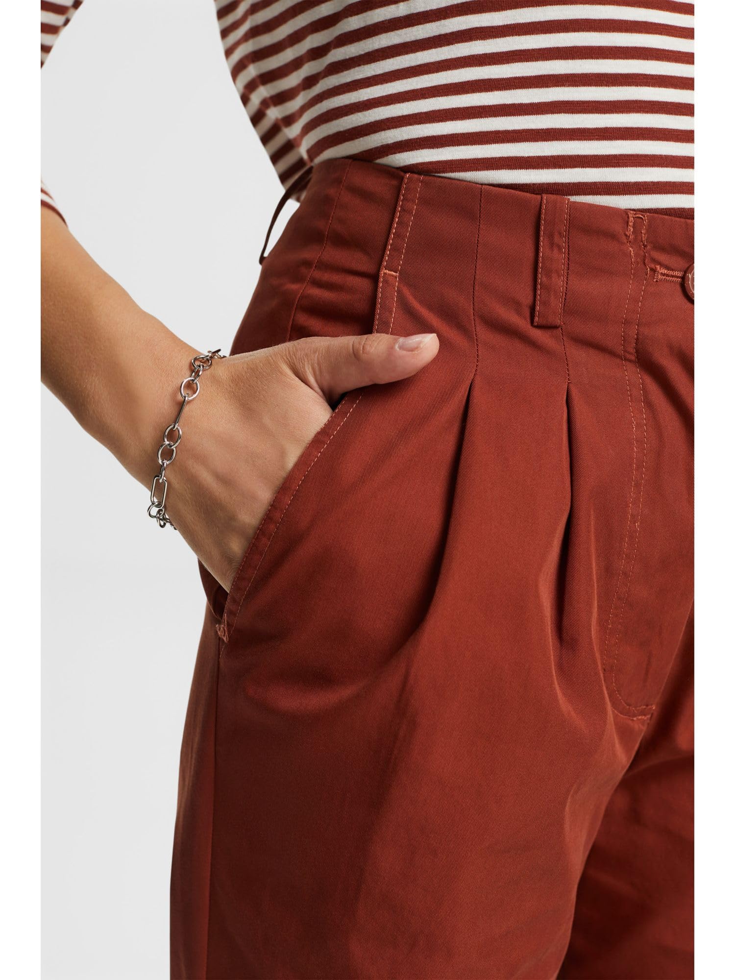 esprit-083ee1b348-damen-hose-bequeme-stoffhose-der-serie-083ee1b348-mit-gr-enger image 4