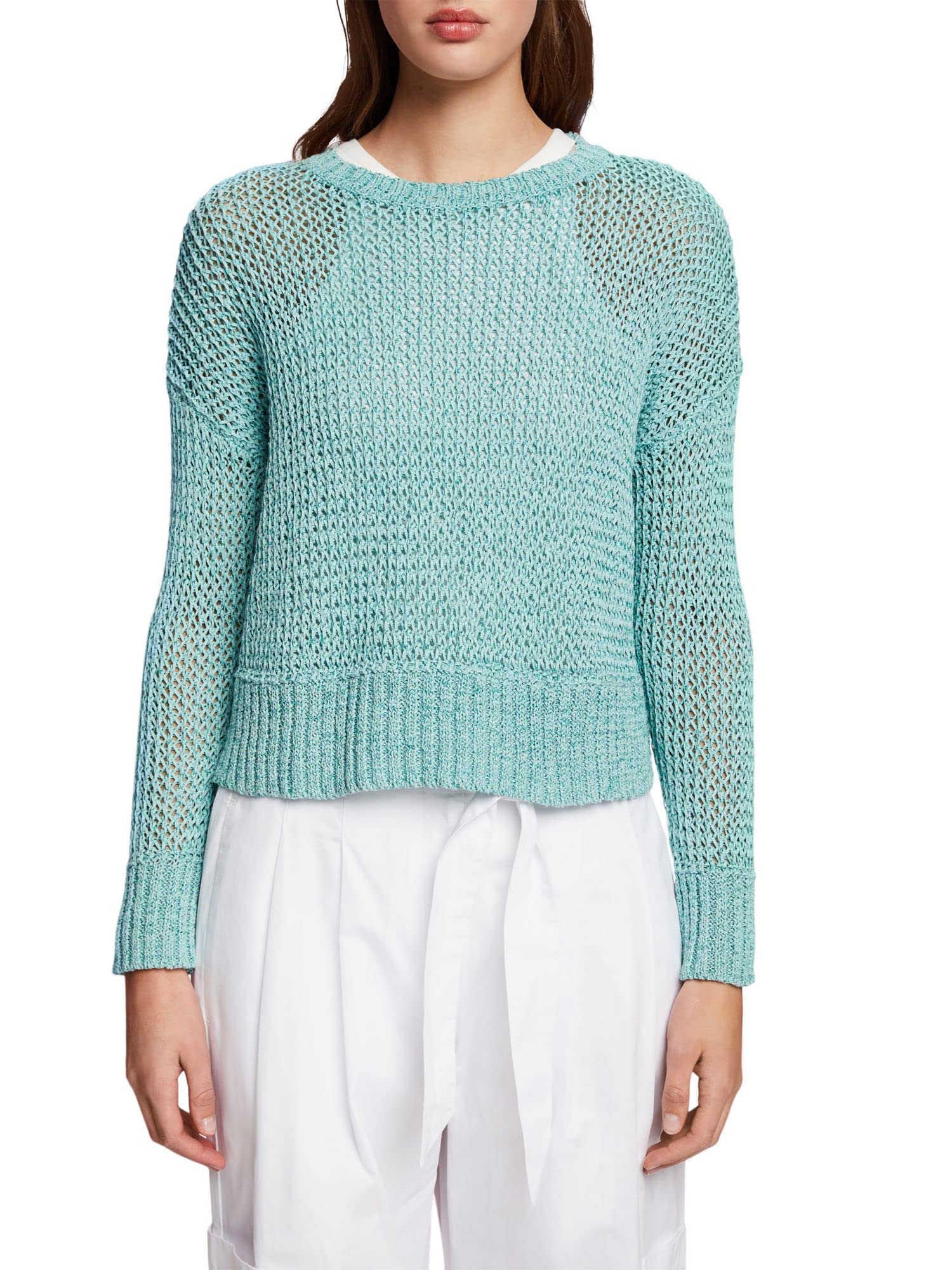 esprit-033eo1i308-damen-pullover-klassischer-strickpullover-mit-relaxed-passform image 6