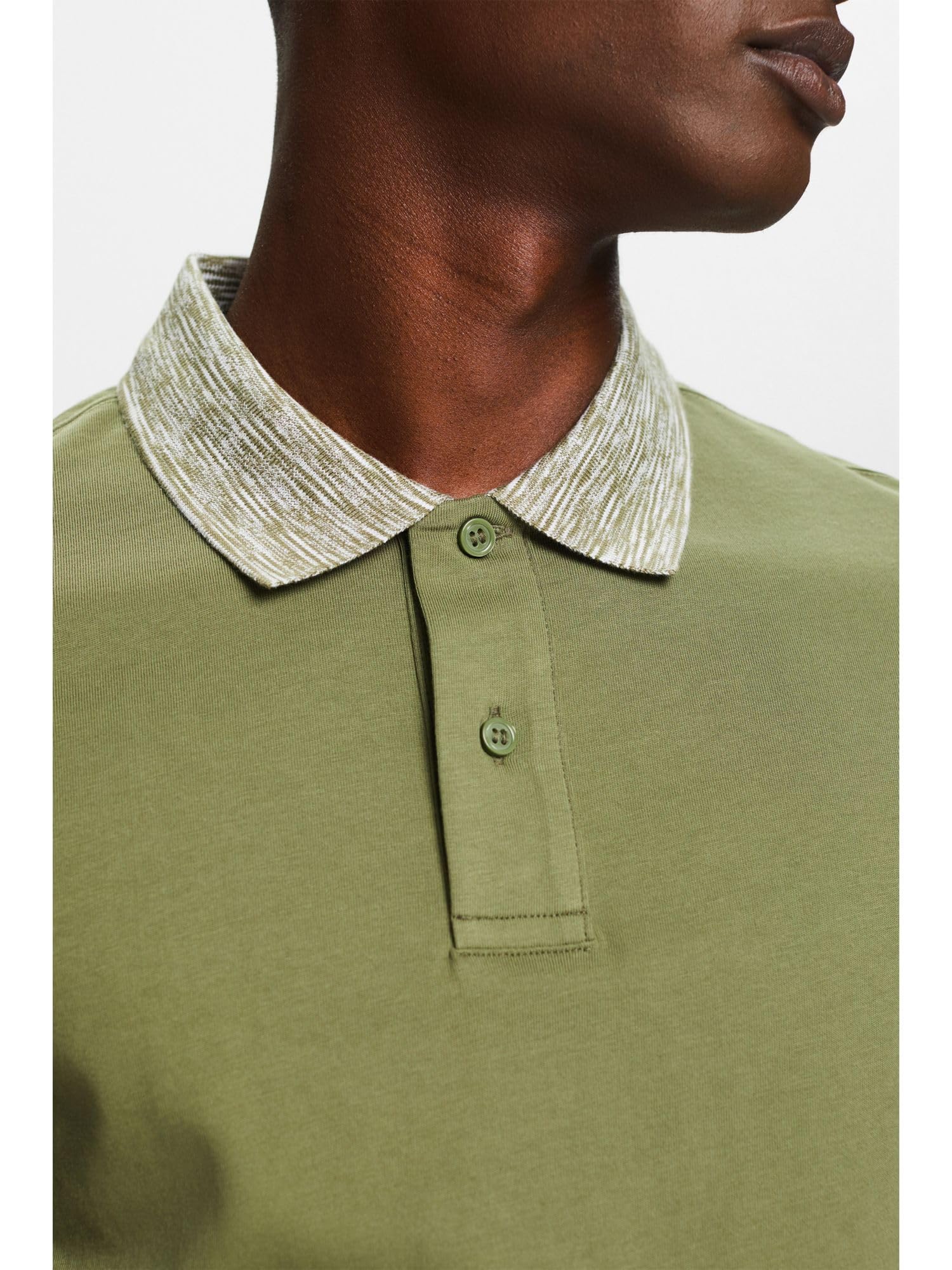 esprit-034ee2k311-herren-polohemd-in-light-khaki-klassischer-piqu-look-f-r-freiz image 4