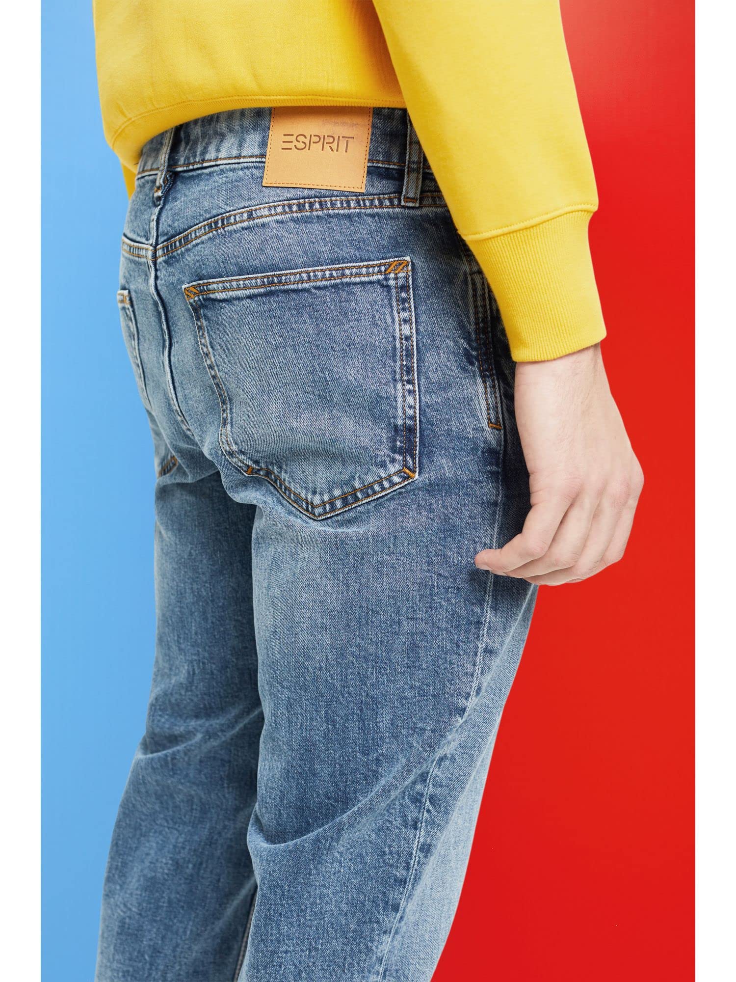 esprit-collection-993eo2b301-jeans-f-r-herren-blue-light-wash-5-pocket-jeans-34w image 4