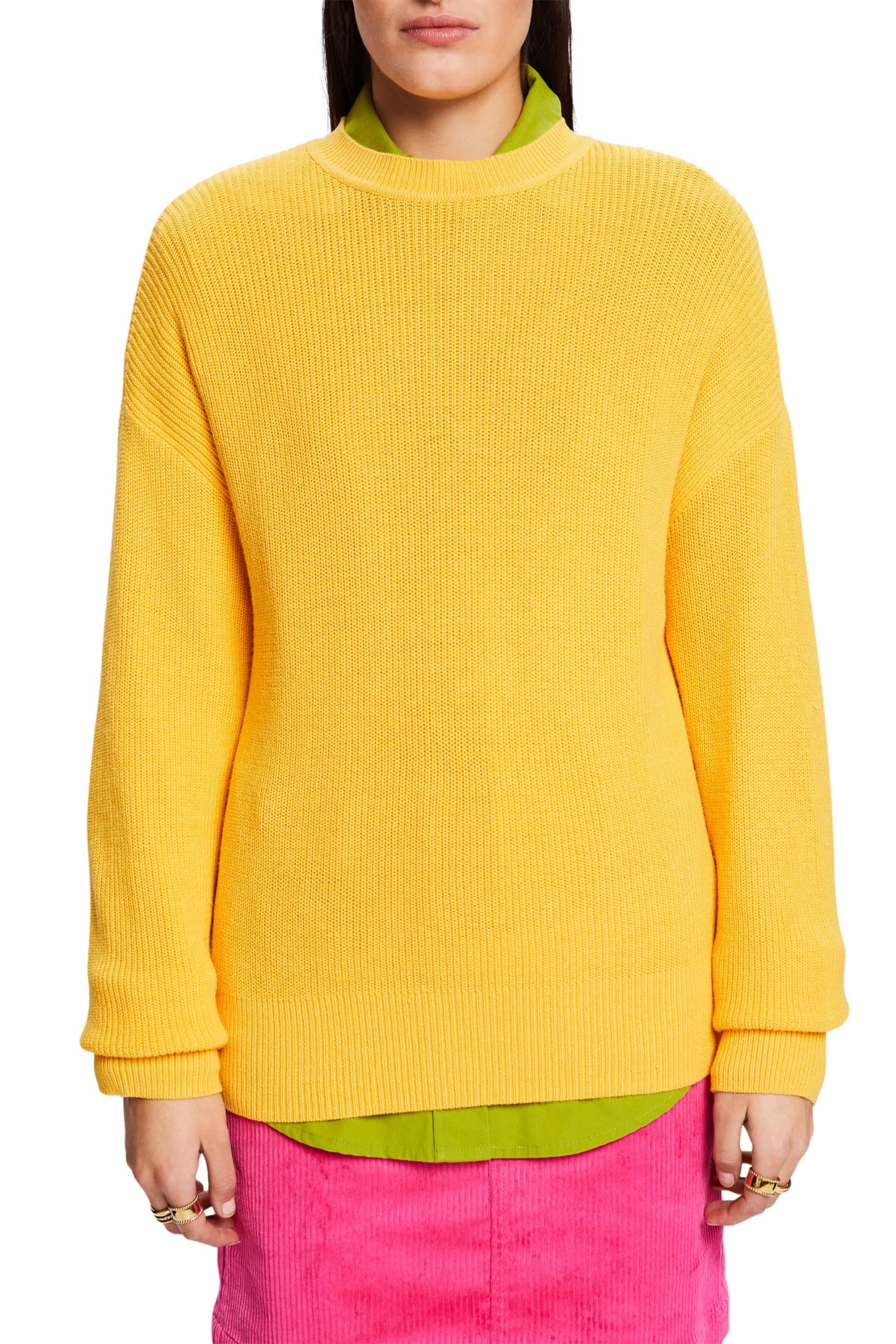 esprit-103ee1i343-damen-pullover-klassischer-strick-mit-regul-rer-rmell-nge image 1