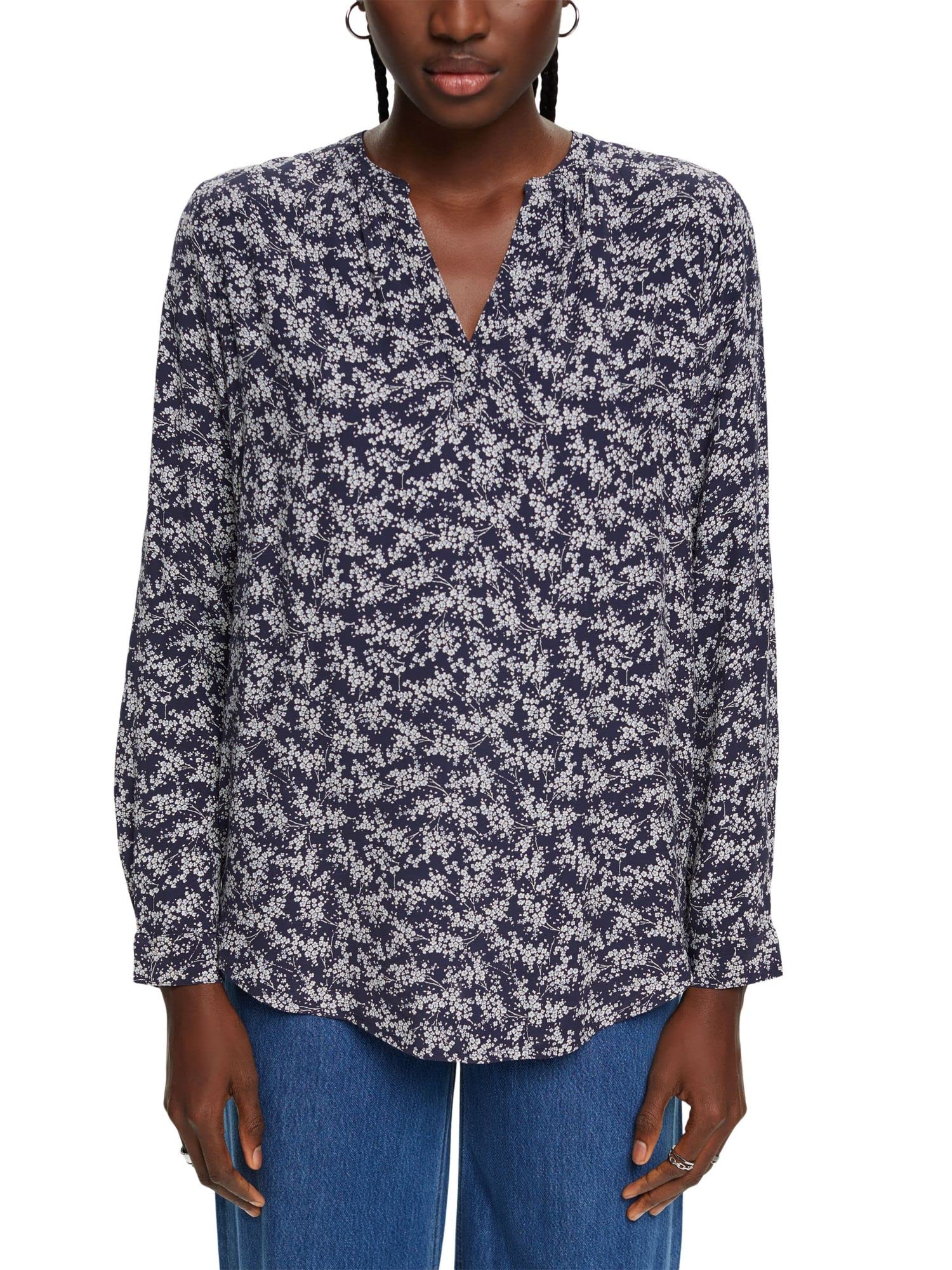 esprit-993ee1f327-damen-bluse-elegante-langarm-bluse-im-1er-pack image 7