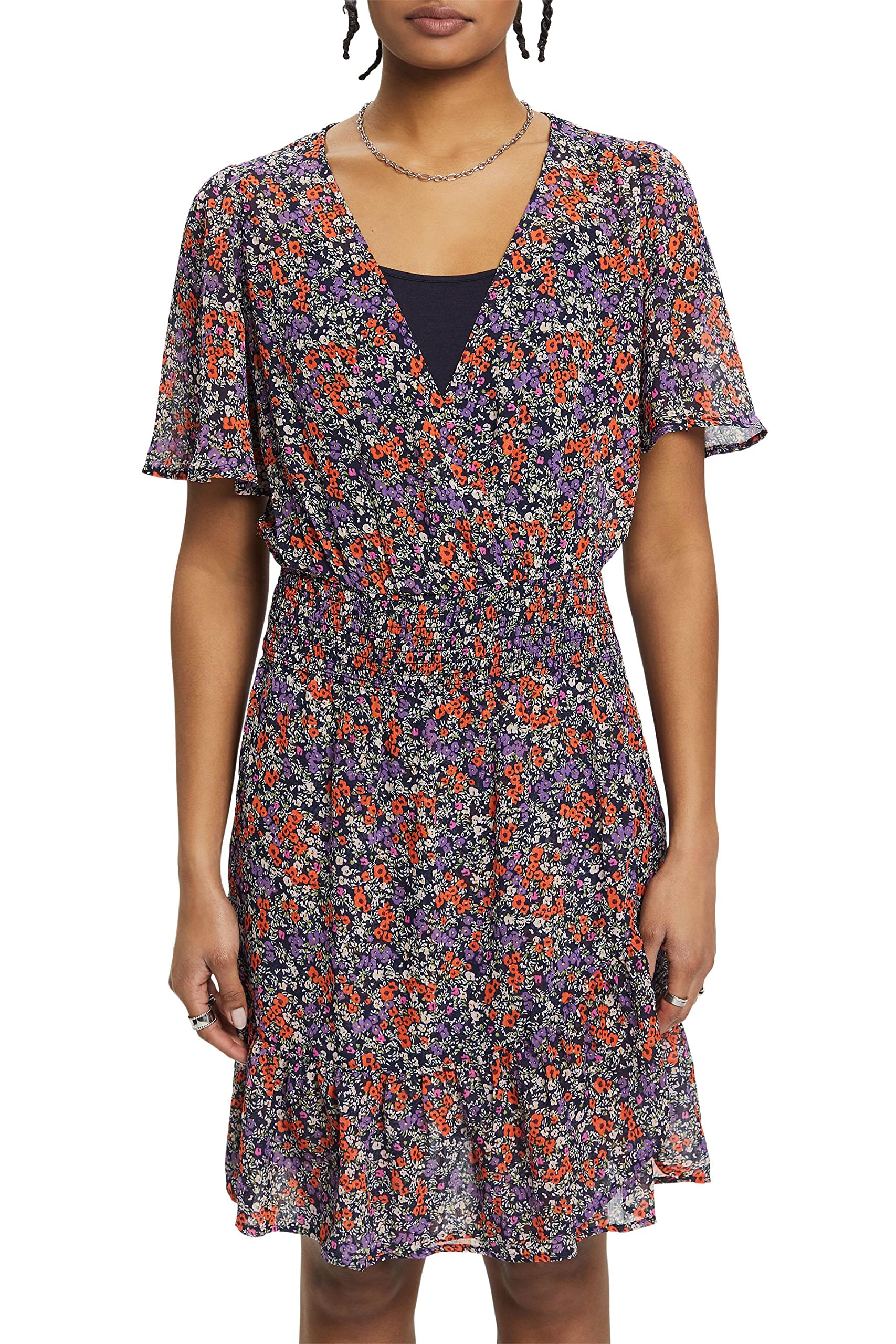 esprit-023ee1e306-damen-kleid-entspanntes-alltags-und-freizeitkleid-mit-kaliforn image 1