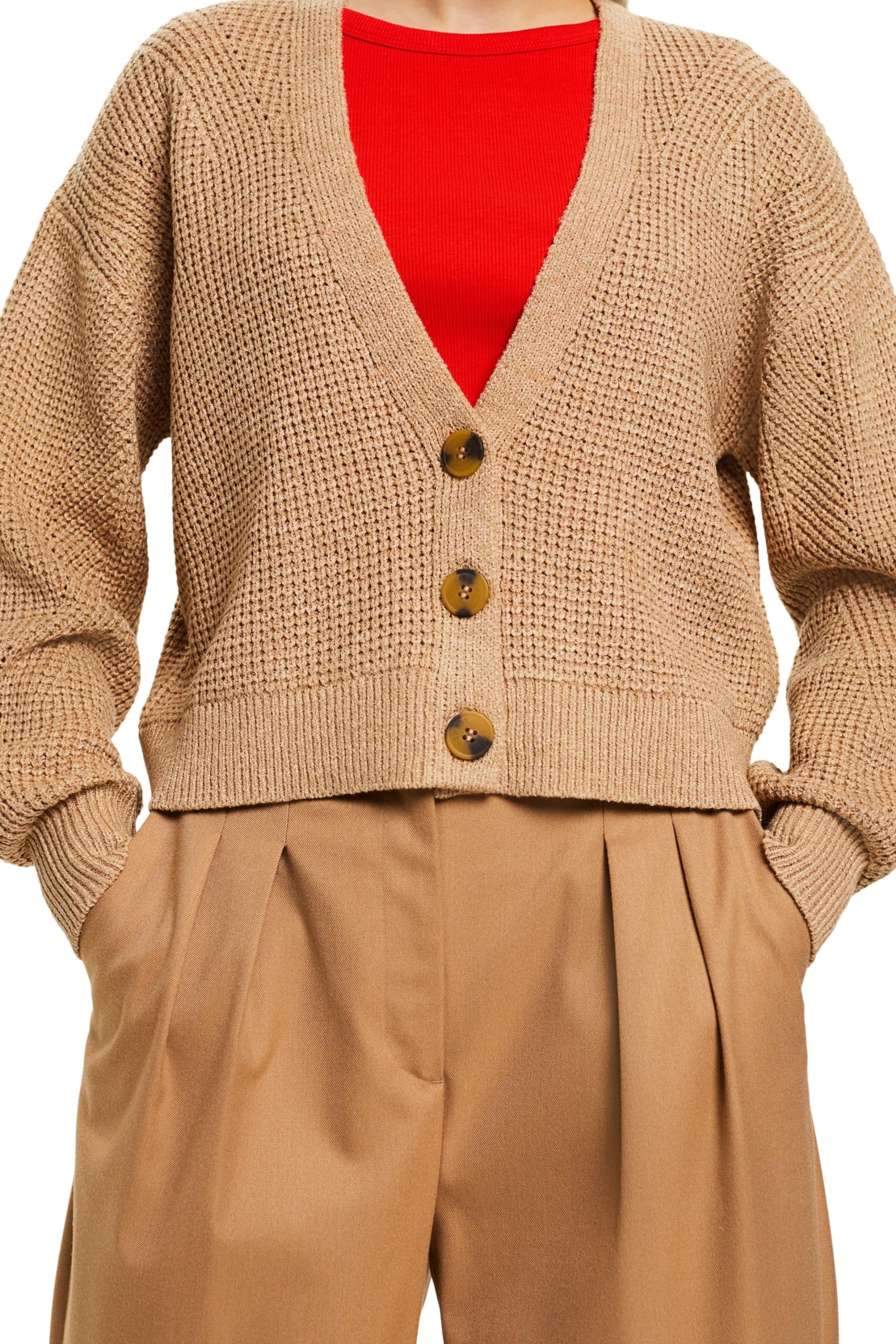 esprit-101ee1i335-damen-strickjacke-strickcardigan-zum-kombinieren image 3